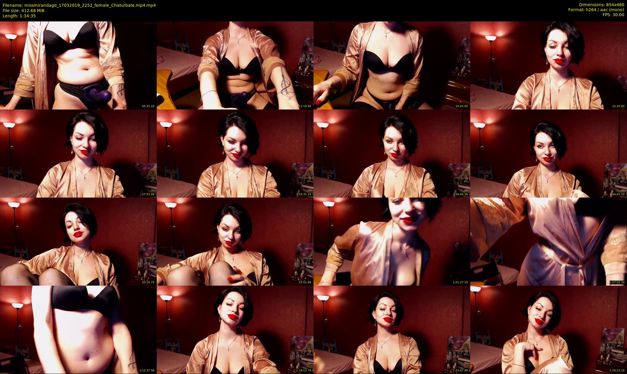 missmirandagd — 95 minute Chaturbate female cam show recording, 480p, Mar 17, 2019
