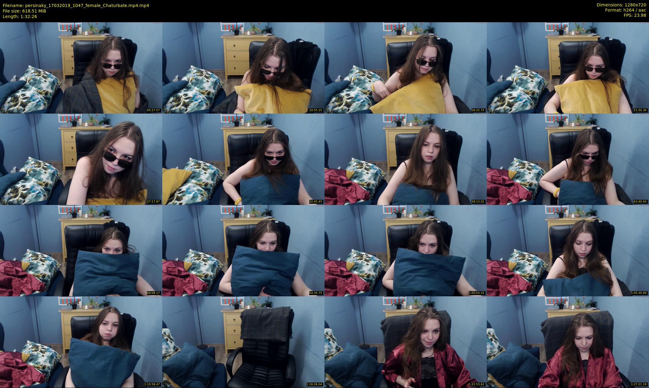 persinaky — 93 minute Chaturbate female cam show recording, 720p, Mar 17, 2019