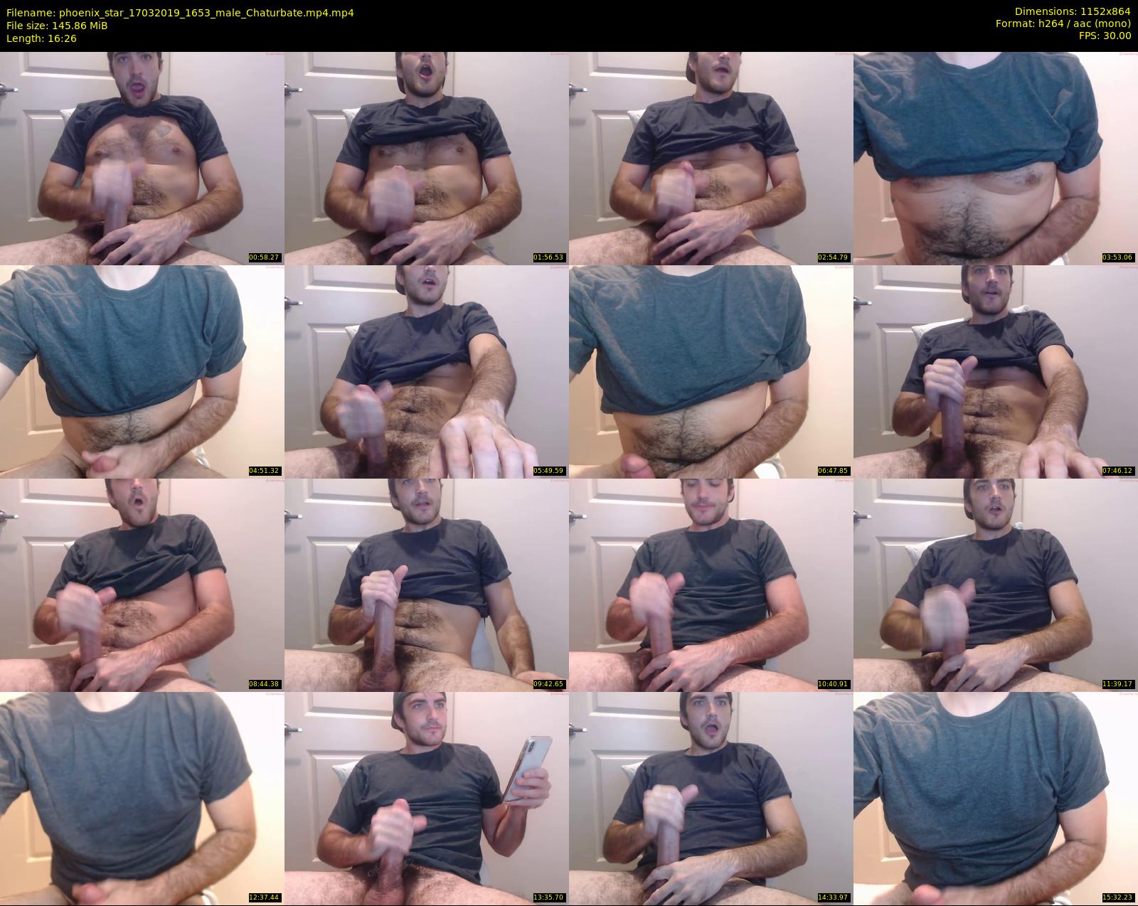 phoenix_star — 17 minute Chaturbate male cam show recording, 720p, Mar 17, 2019