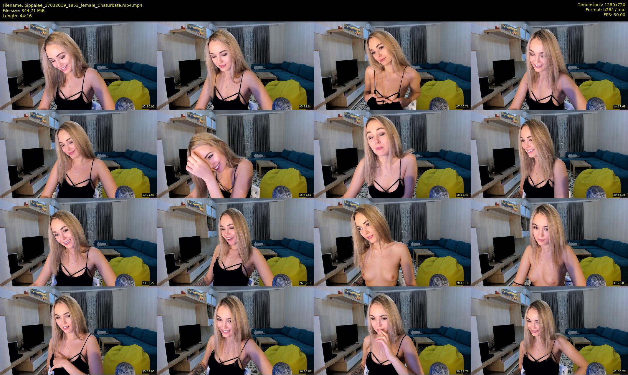 pippalee — 45 minute Chaturbate female cam show recording, 720p, Mar 17, 2019