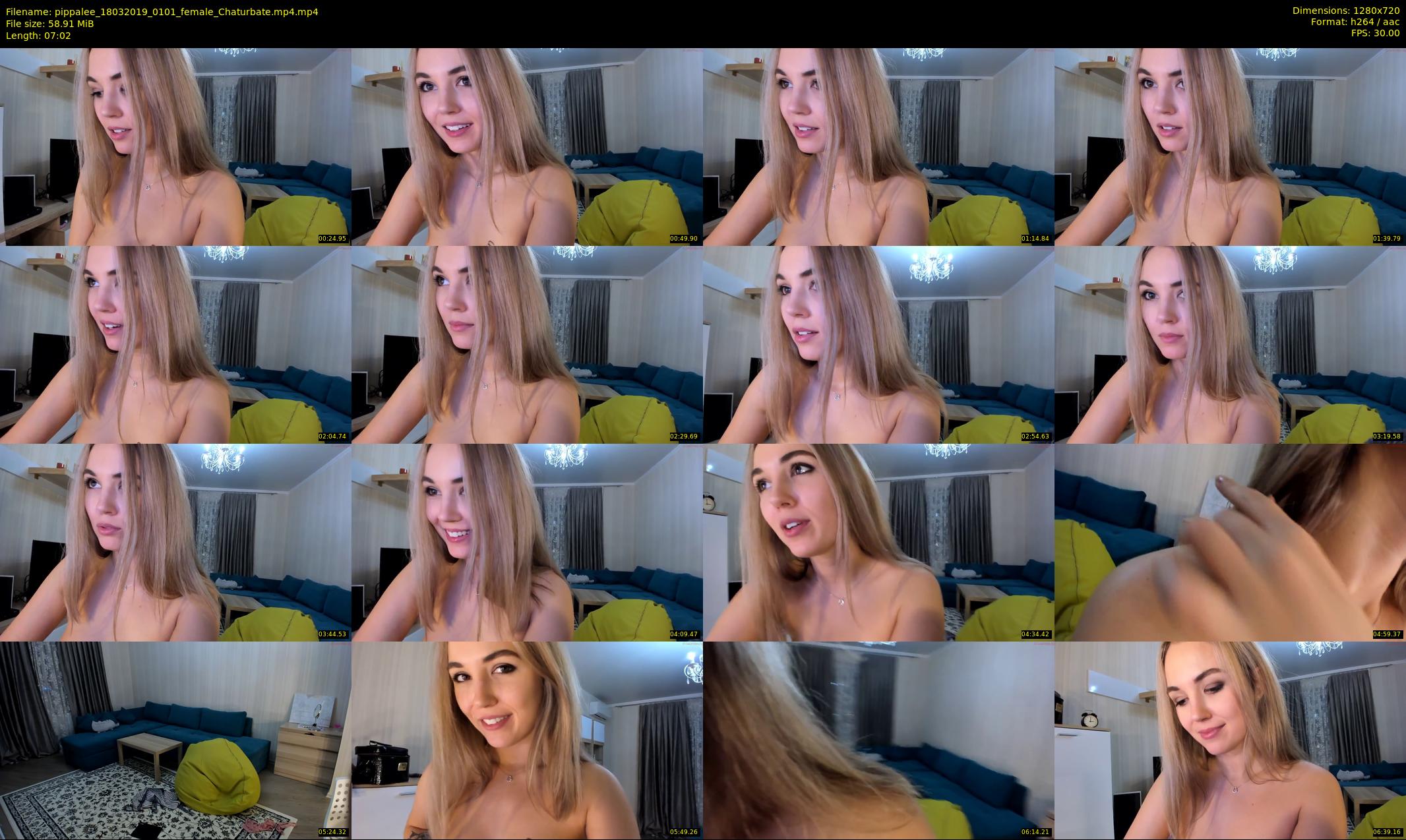 pippalee — 8 minute Chaturbate female cam show recording, 720p, Mar 18, 2019