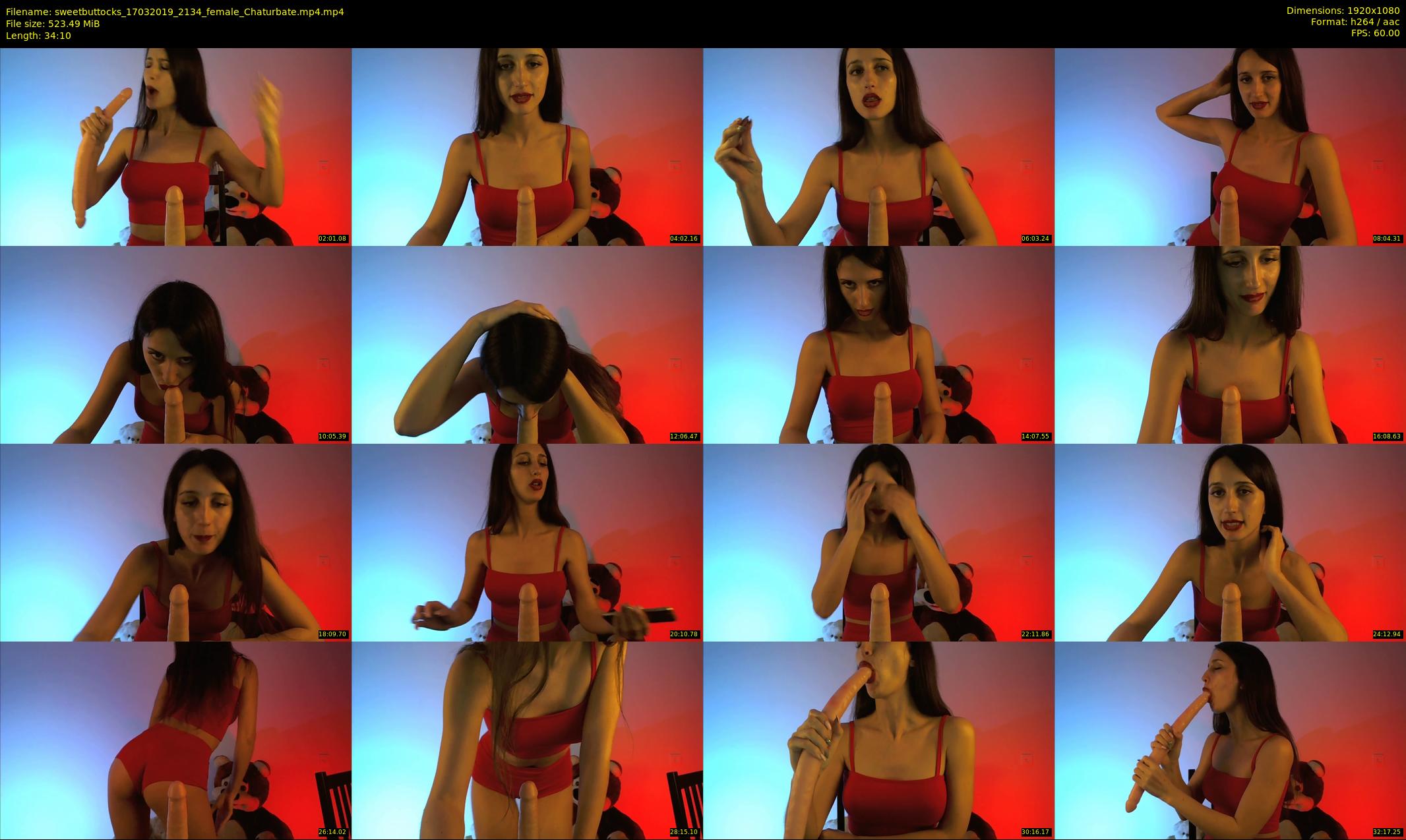 sweetbuttocks — 35 minute Chaturbate female cam show recording, 1080p, Mar 17, 2019
