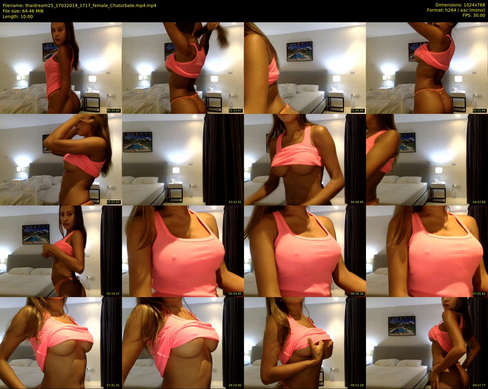 thaidream25 — 10 minute Chaturbate female cam show recording, 720p, Mar 17, 2019