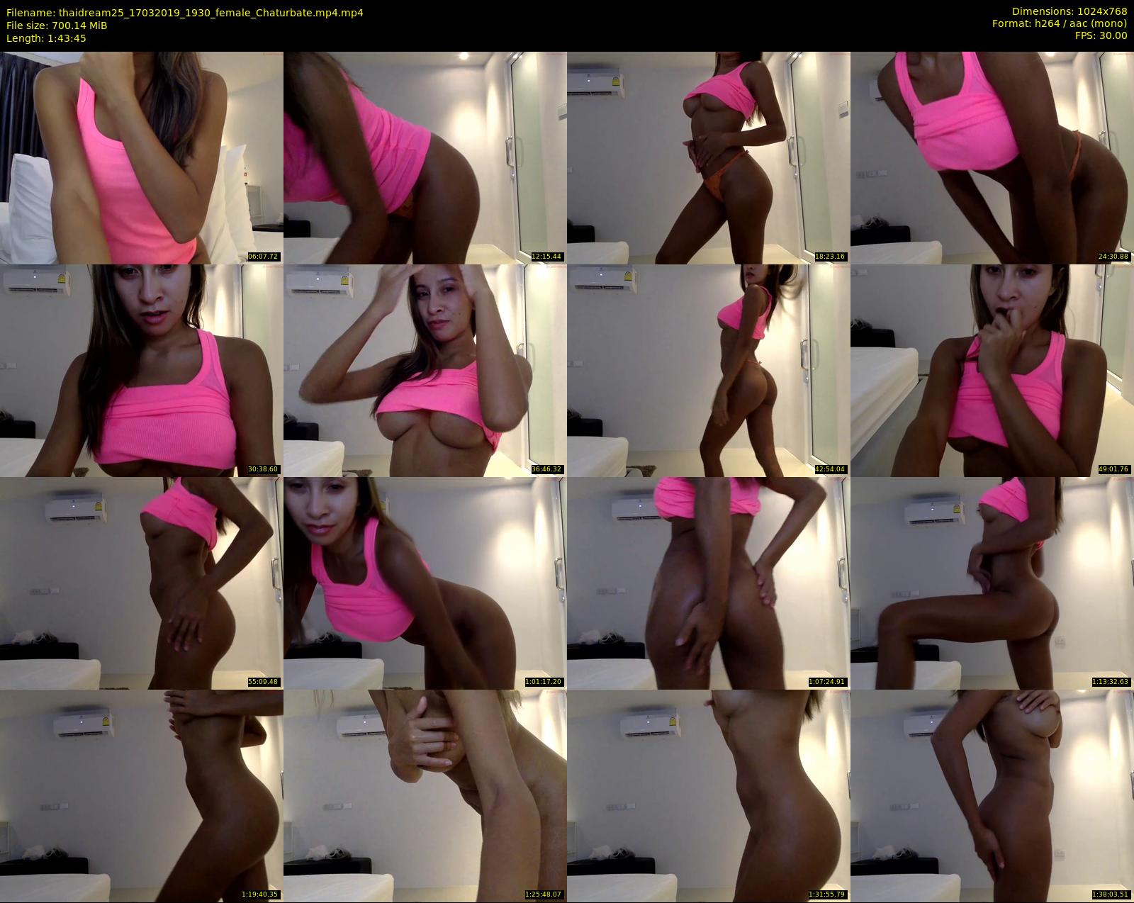 thaidream25 — 104 minute Chaturbate female cam show recording, 720p, Mar 17, 2019