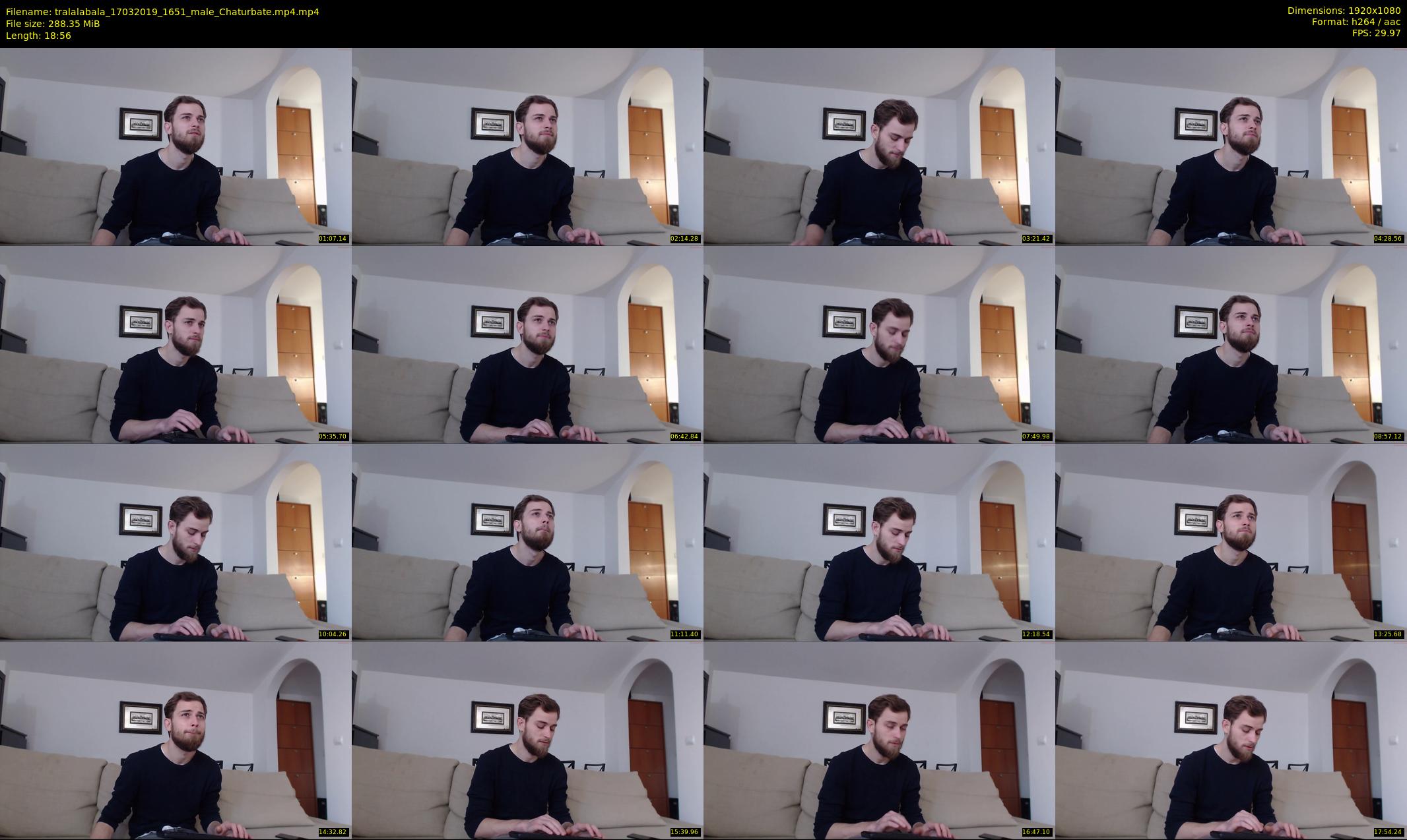 tralalabala — 19 minute Chaturbate male cam show recording, 1080p, Mar 17, 2019