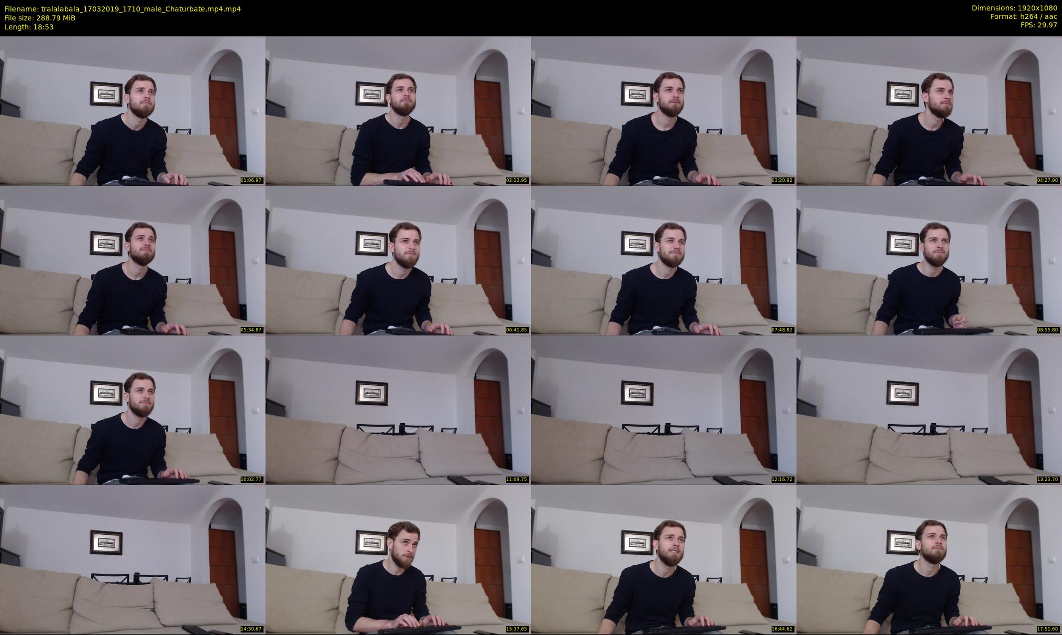 tralalabala — 19 minute Chaturbate male cam show recording, 1080p, Mar 17, 2019