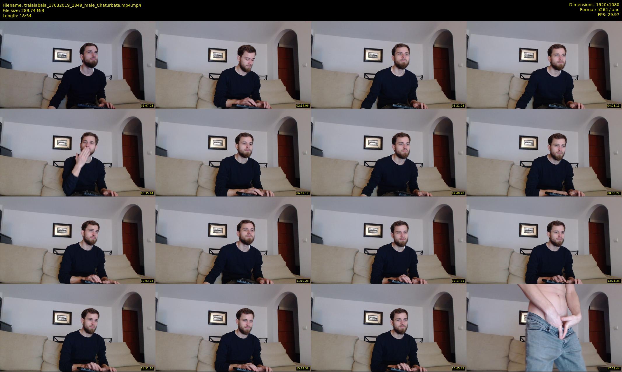 tralalabala — 19 minute Chaturbate male cam show recording, 1080p, Mar 17, 2019