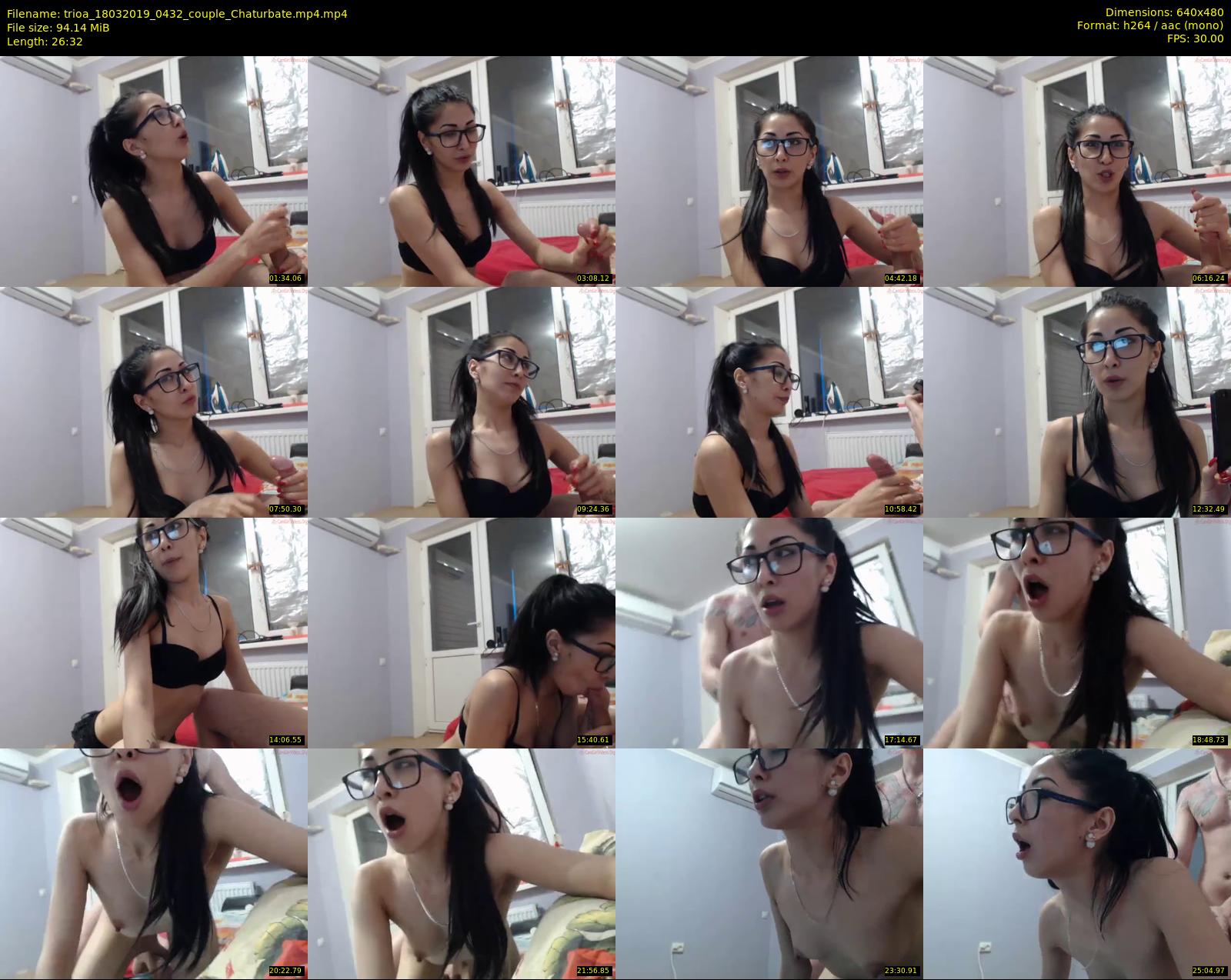 trioa — 27 minute Chaturbate couple cam show recording, 480p, Mar 18, 2019