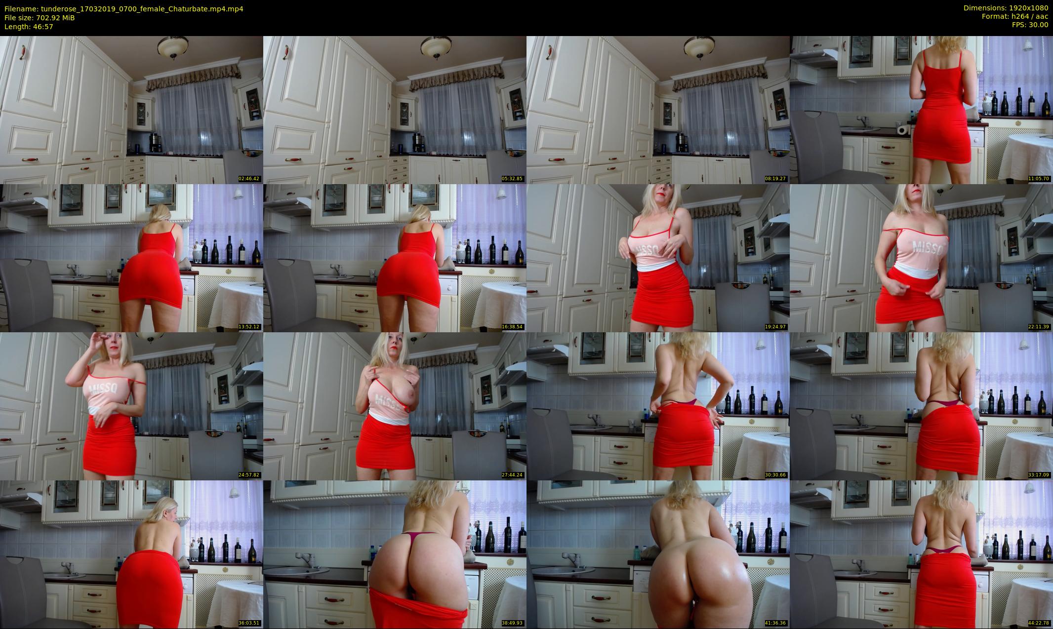 tunderose — 47 minute Chaturbate female cam show recording, 1080p, Mar 17, 2019