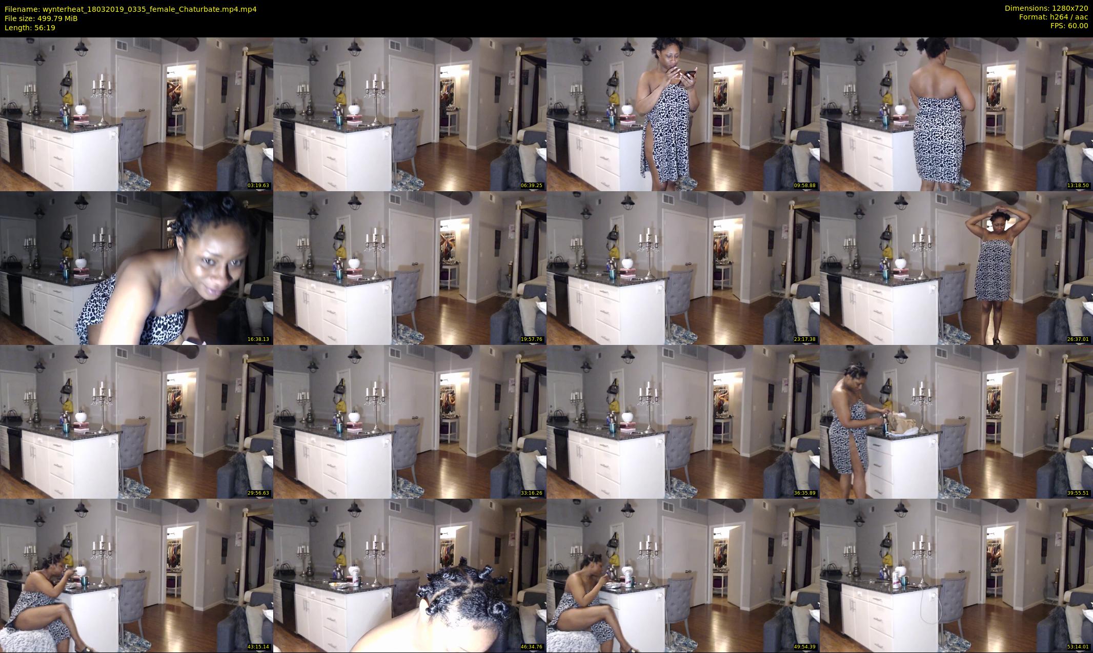 wynterheat — 57 minute Chaturbate female cam show recording, 720p, Mar 18, 2019