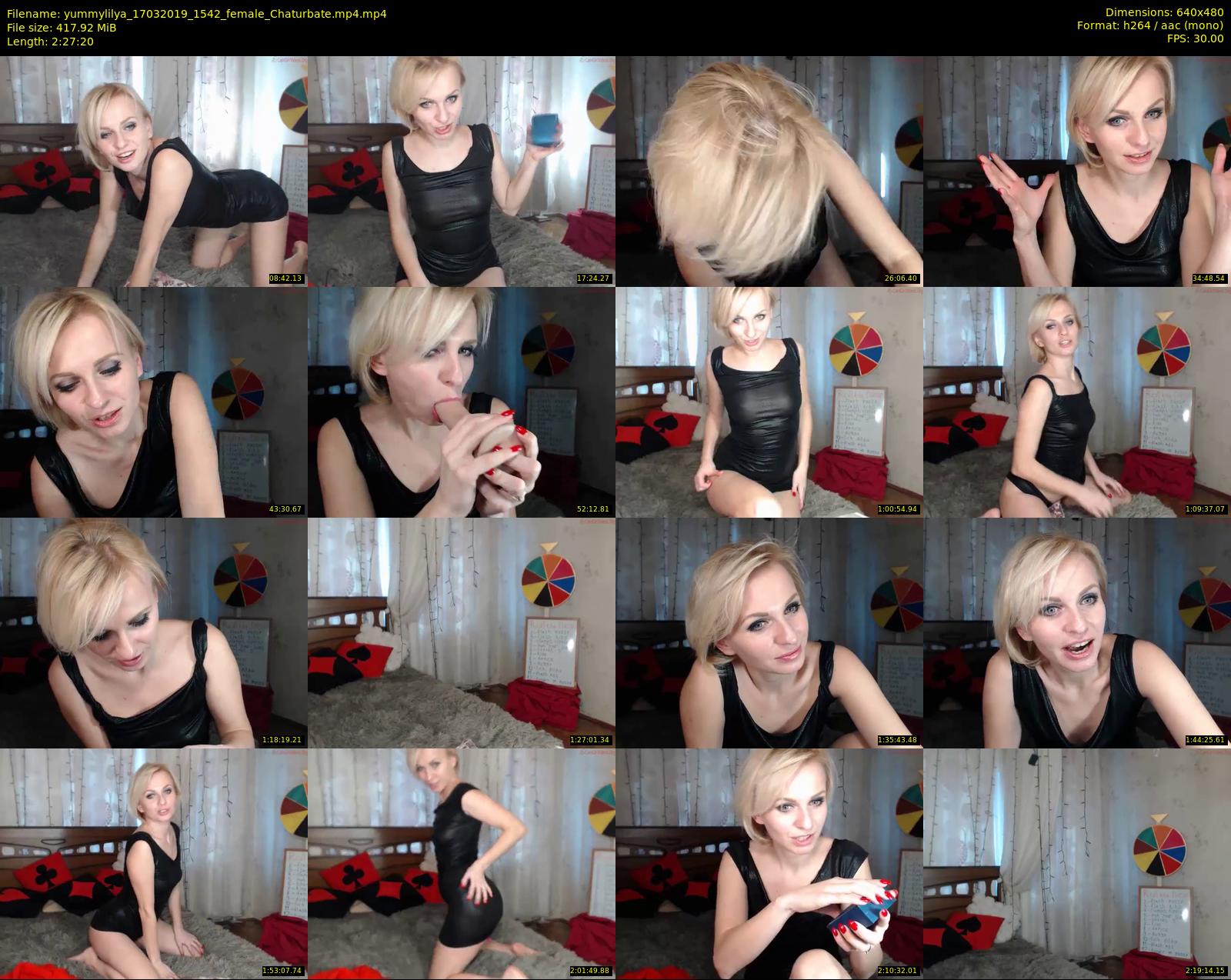 yummylilya — 148 minute Chaturbate female cam show recording, 480p, Mar 17, 2019