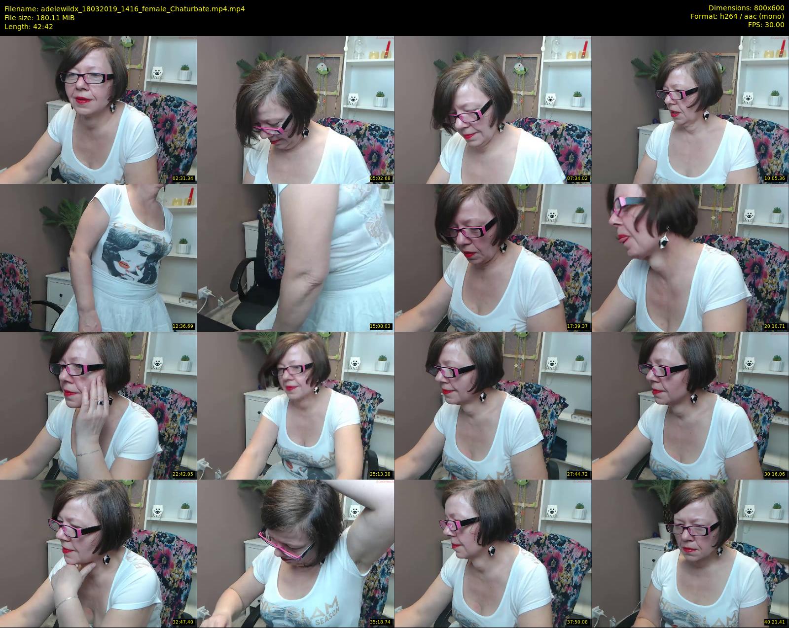 adelewildx — 43 minute Chaturbate female cam show recording, 480p, Mar 18, 2019