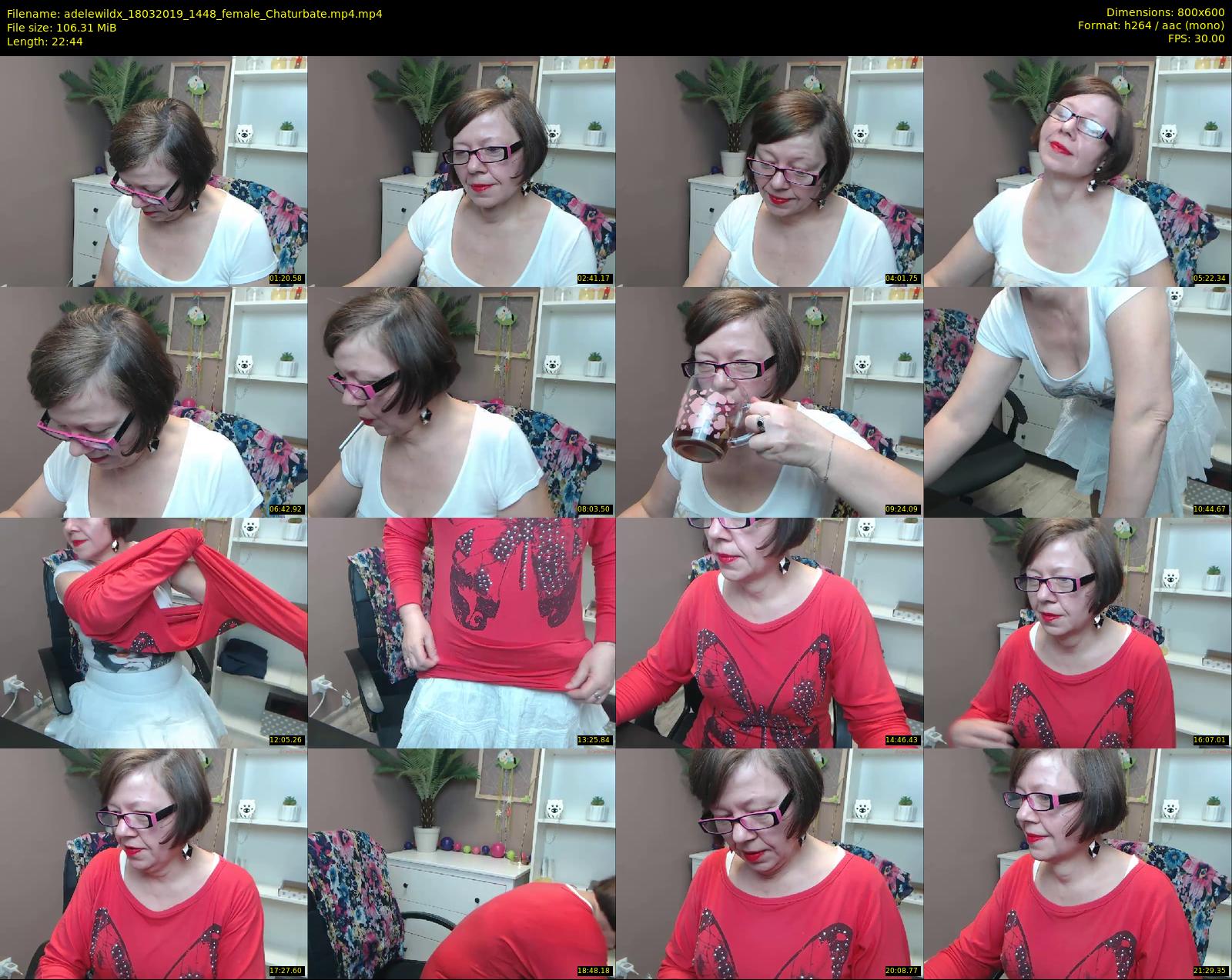 adelewildx — 23 minute Chaturbate female cam show recording, 480p, Mar 18, 2019