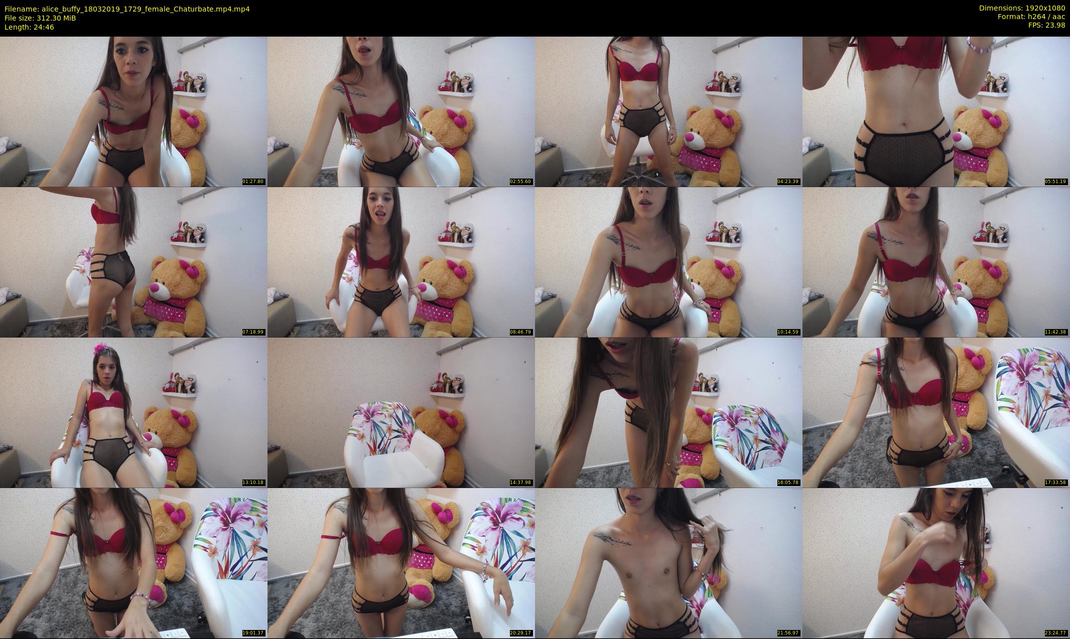 alice_buffy — 25 minute Chaturbate female cam show recording, 1080p, Mar 18, 2019