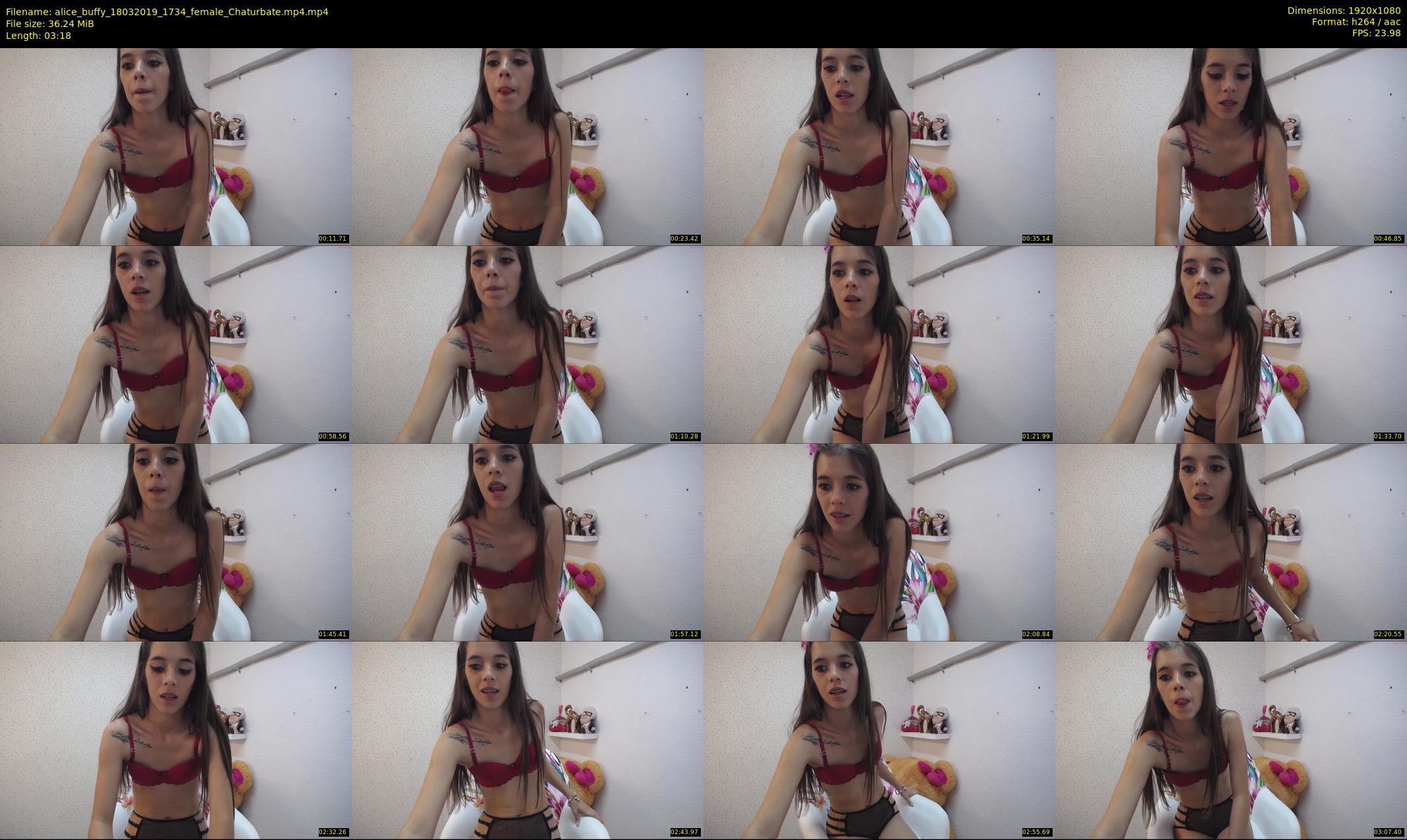 alice_buffy — 4 minute Chaturbate female cam show recording, 1080p, Mar 18, 2019