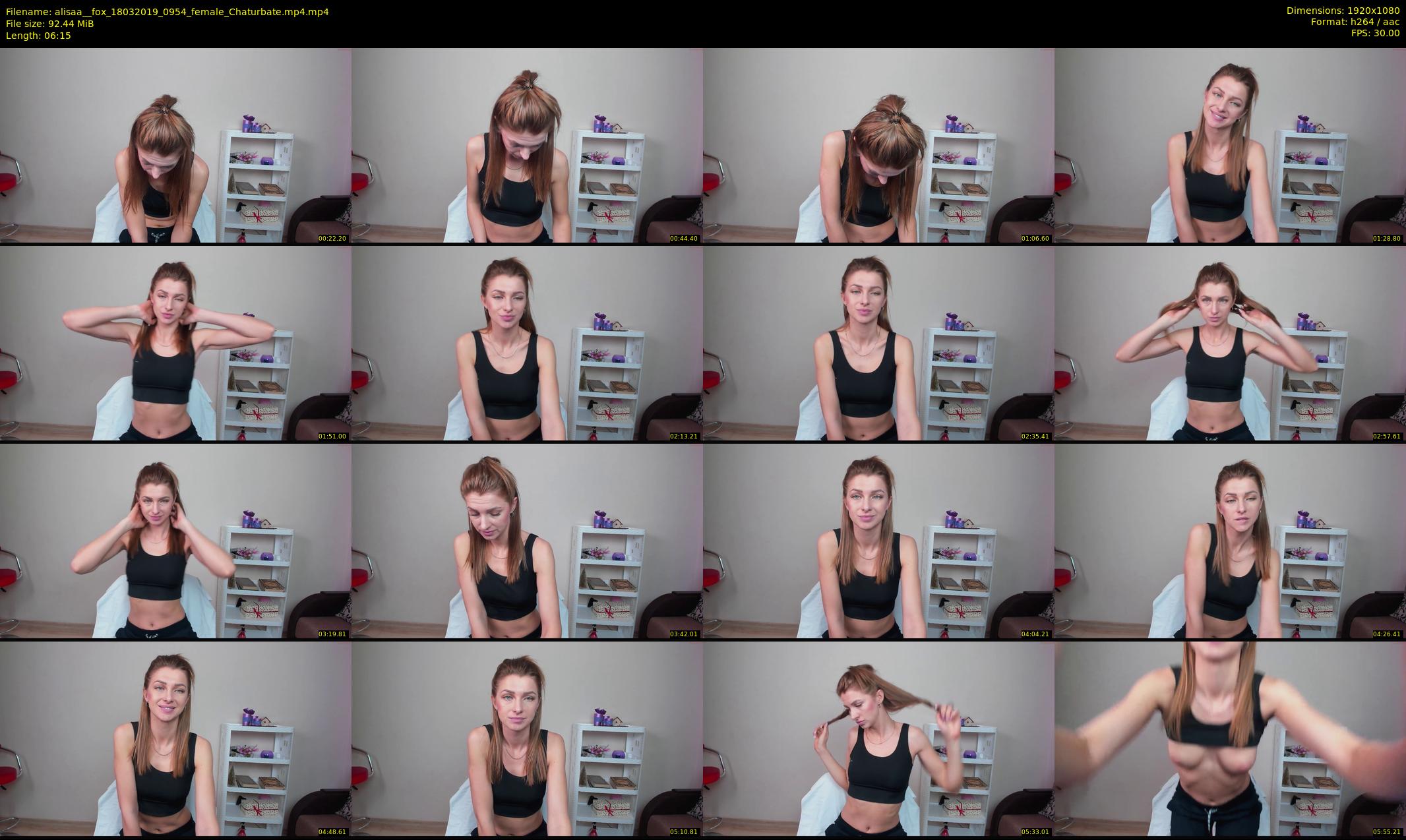 alisaa__fox — 7 minute Chaturbate female cam show recording, 1080p, Mar 18, 2019