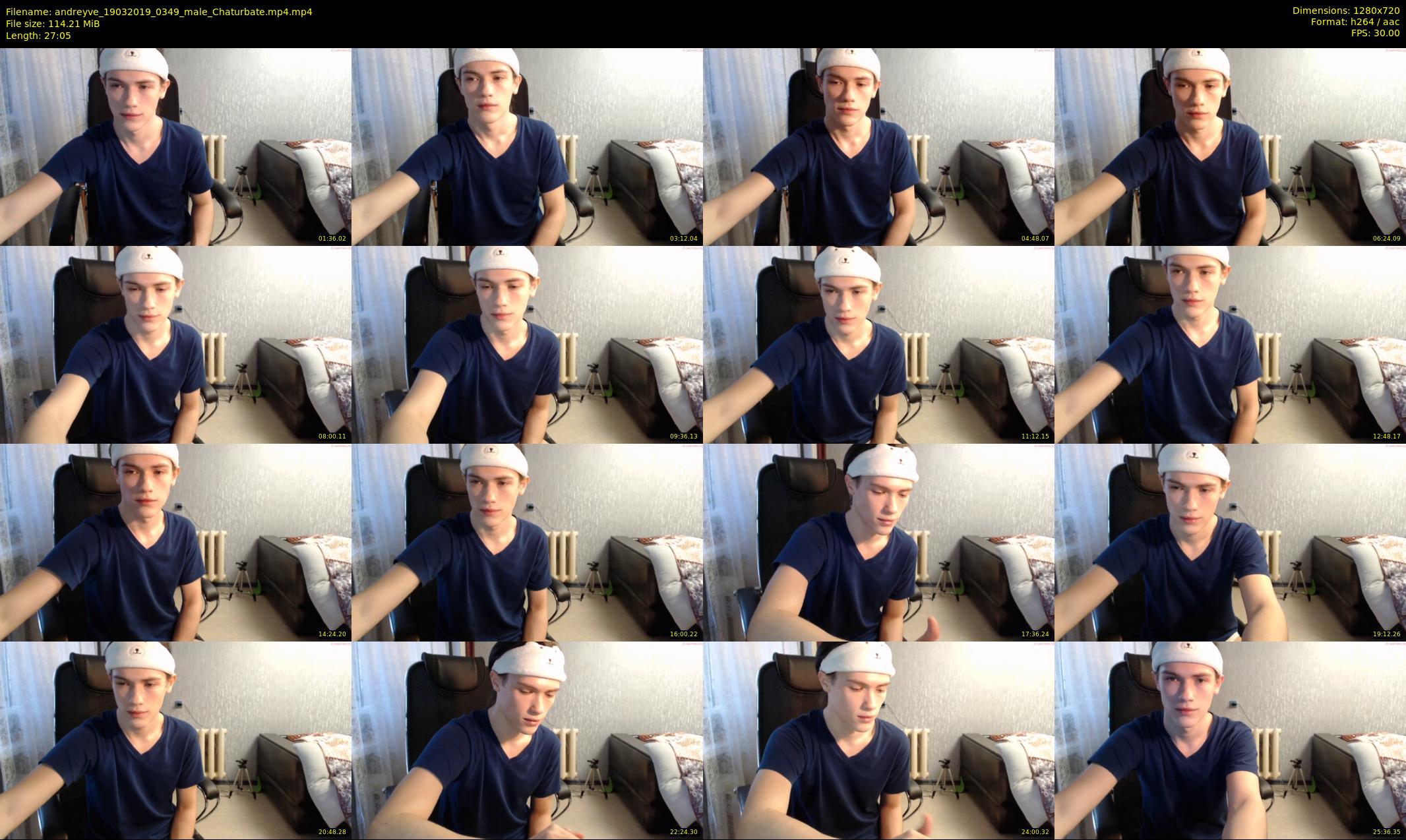 andreyve — 28 minute Chaturbate male cam show recording, 720p, Mar 19, 2019