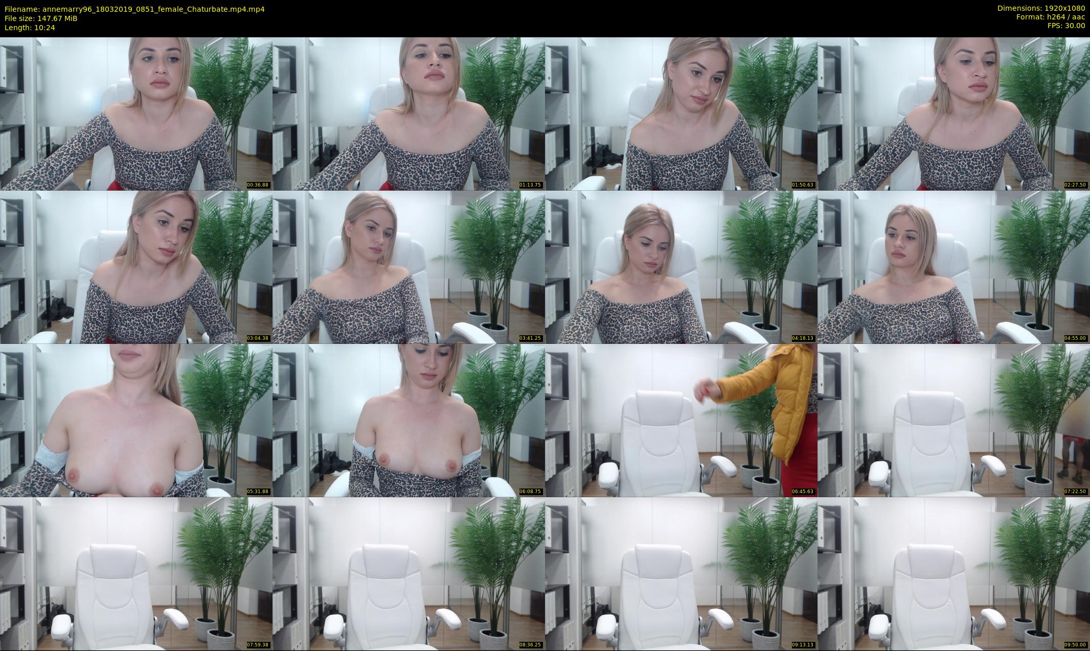 annemarry96 — 11 minute Chaturbate female cam show recording, 1080p, Mar 18, 2019