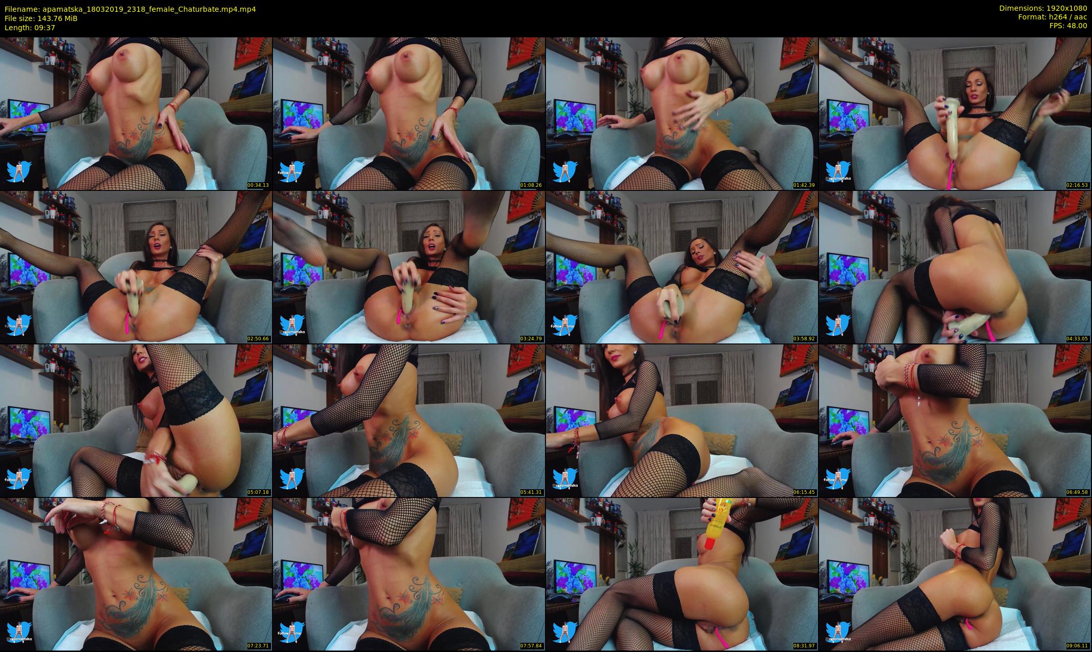 apamatska — 10 minute Chaturbate female cam show recording, 1080p, Mar 18, 2019