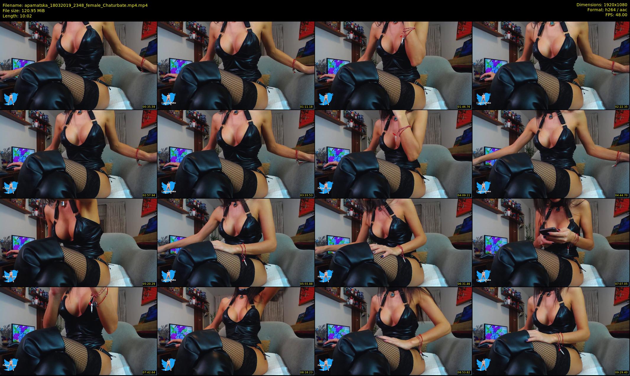 apamatska — 11 minute Chaturbate female cam show recording, 1080p, Mar 18, 2019
