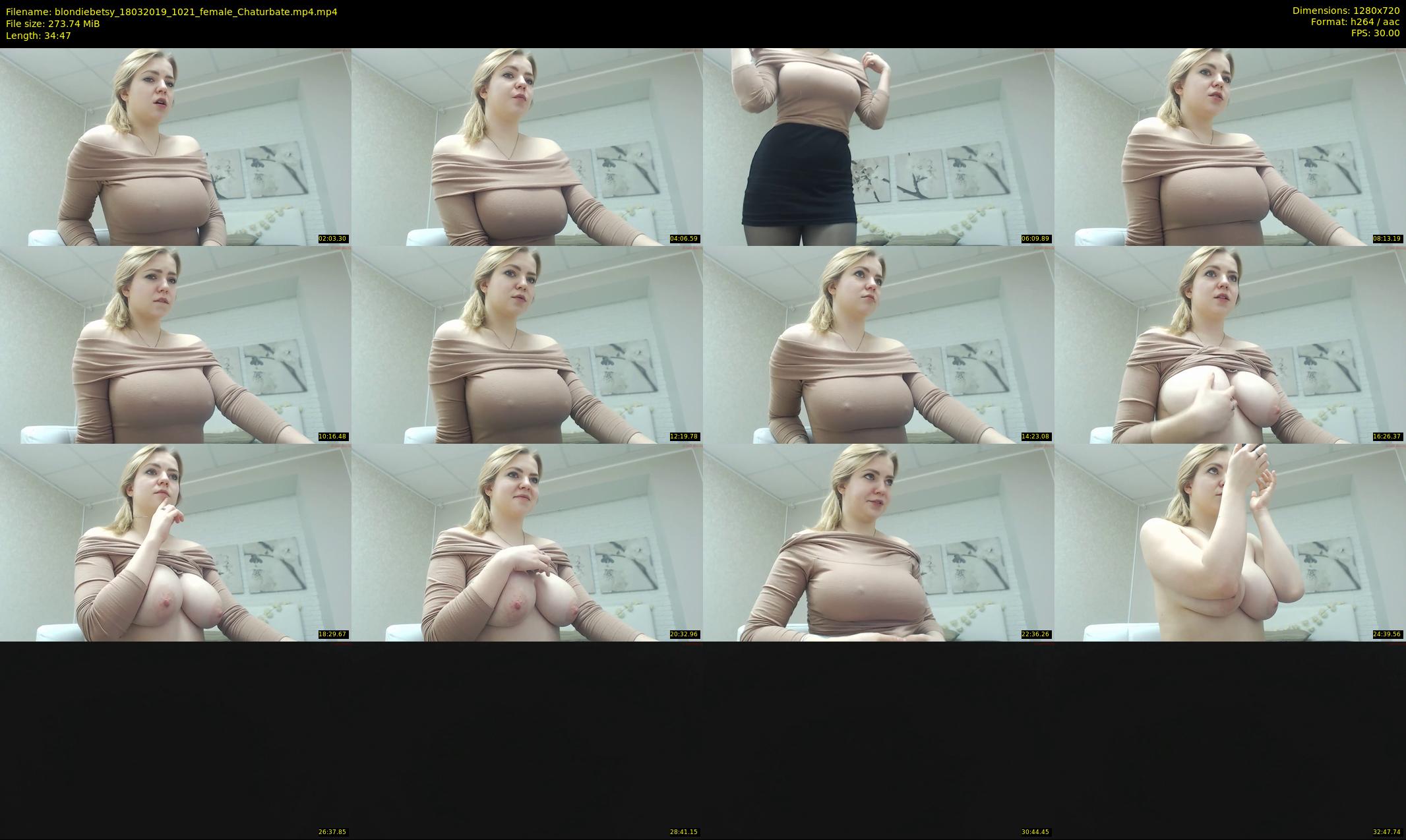 blondiebetsy — 35 minute Chaturbate female cam show recording, 720p, Mar 18, 2019