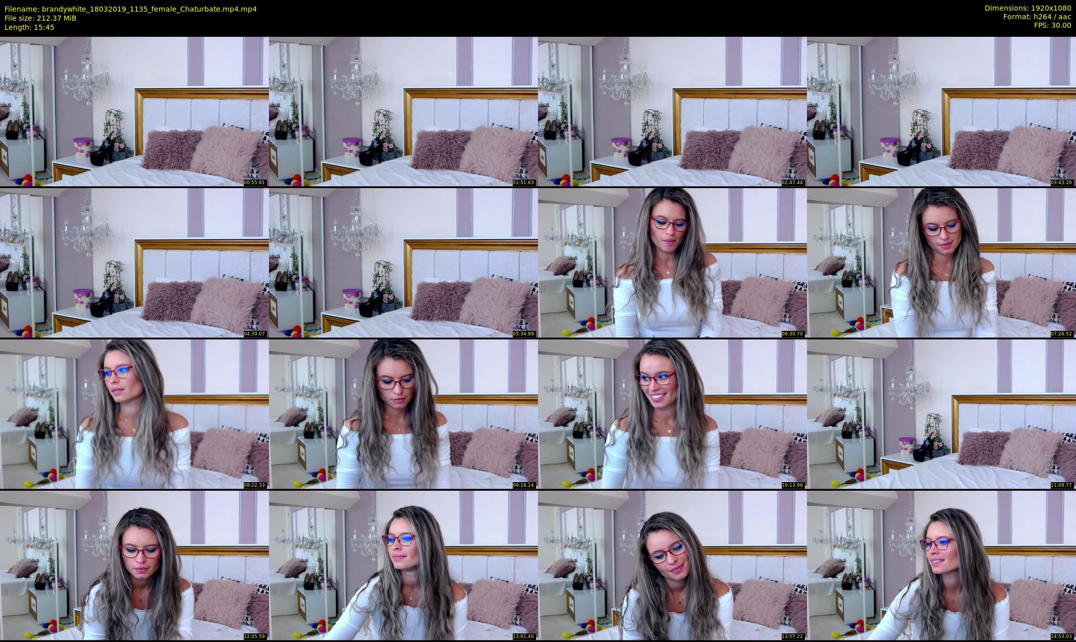 brandywhite — 16 minute Chaturbate female cam show recording, 1080p, Mar 18, 2019