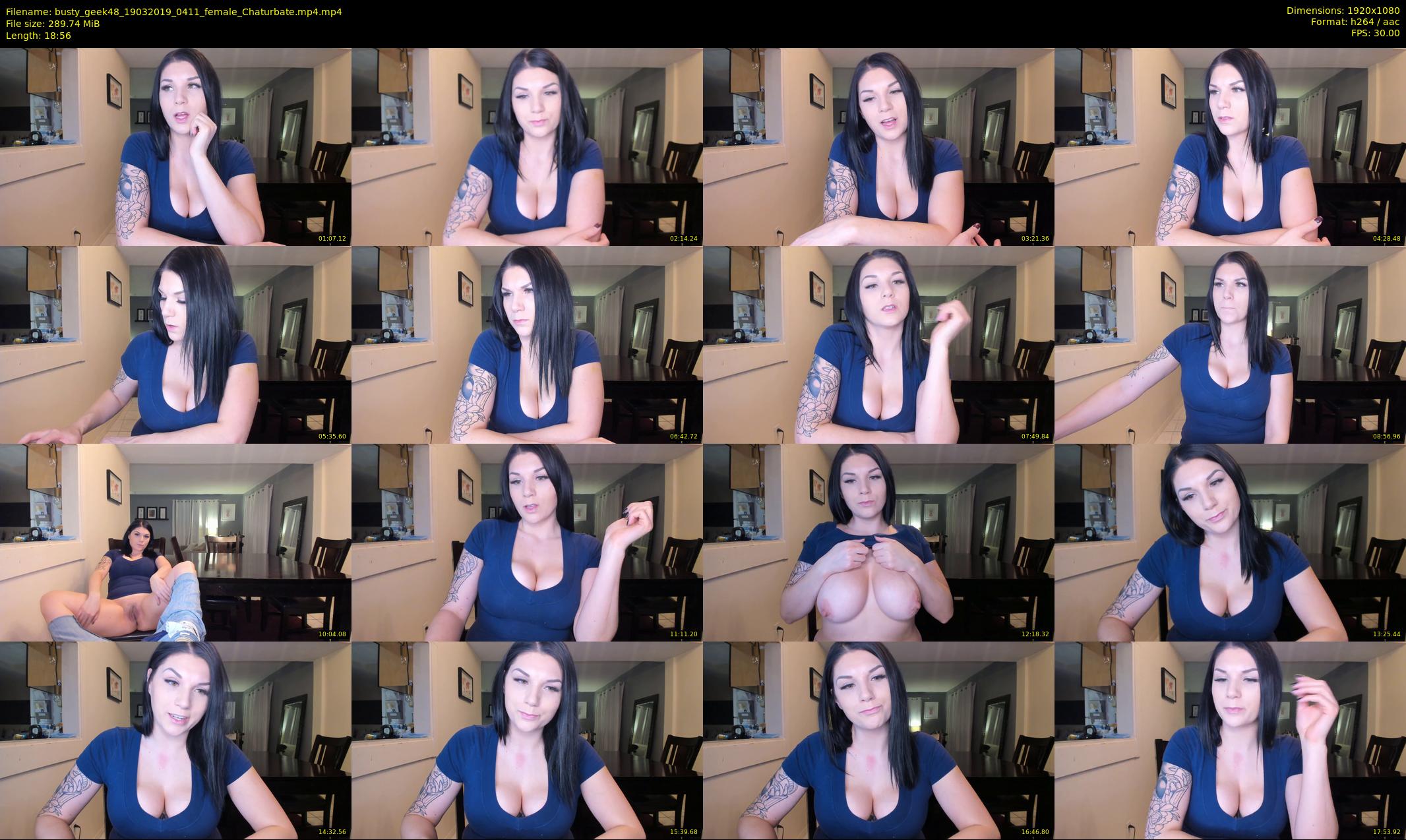 busty_geek48 — 19 minute Chaturbate female cam show recording, 1080p, Mar 19, 2019
