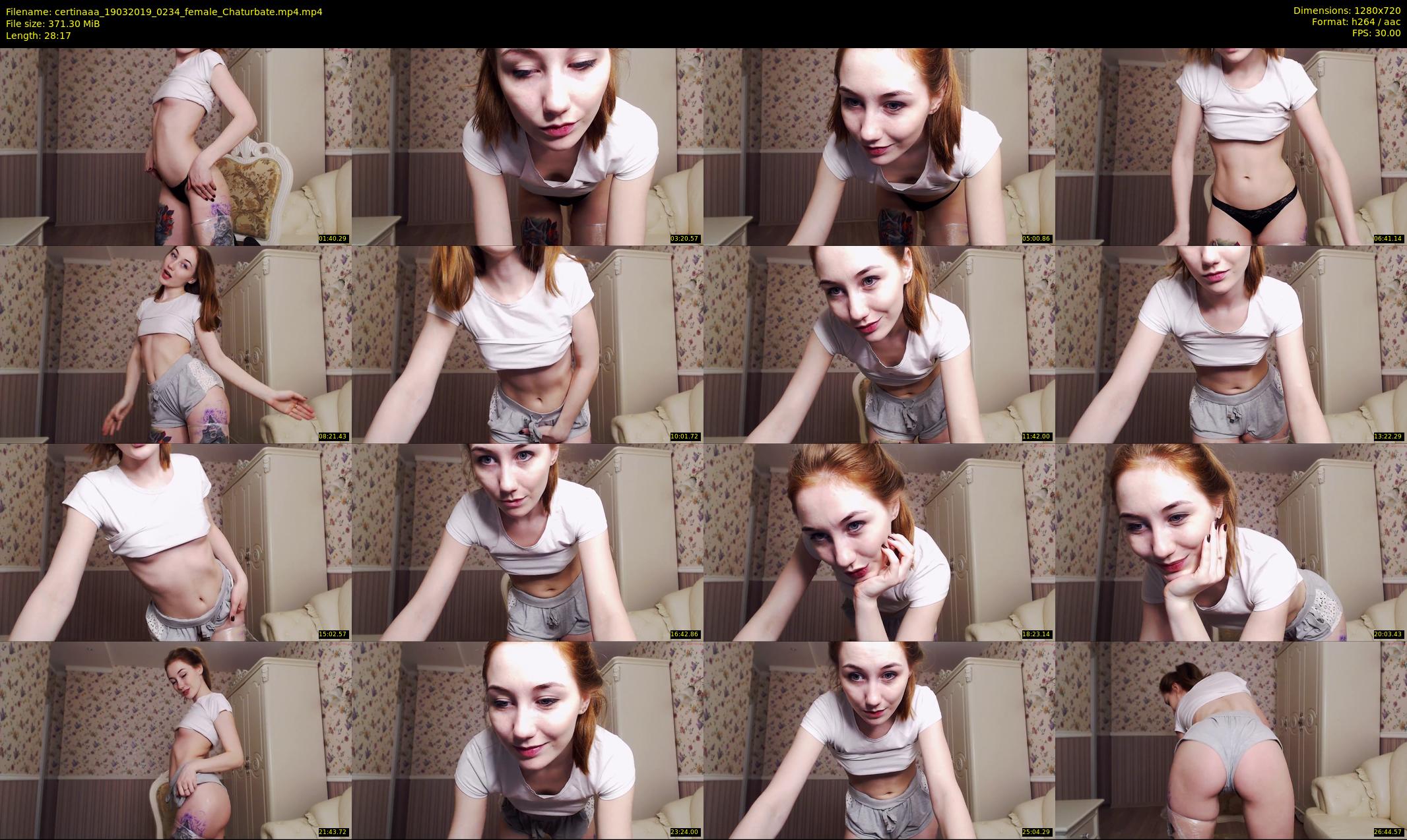 certinaaa — 29 minute Chaturbate female cam show recording, 720p, Mar 19, 2019