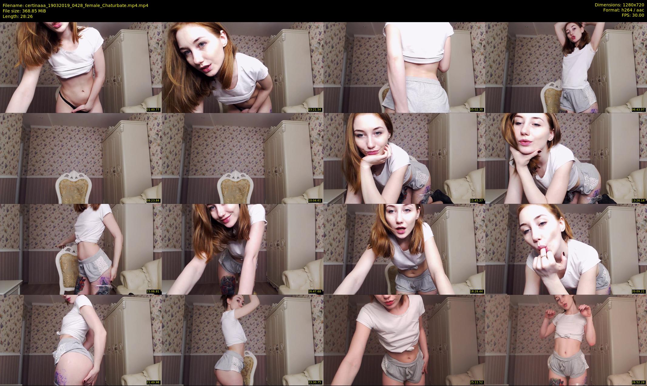 certinaaa — 29 minute Chaturbate female cam show recording, 720p, Mar 19, 2019
