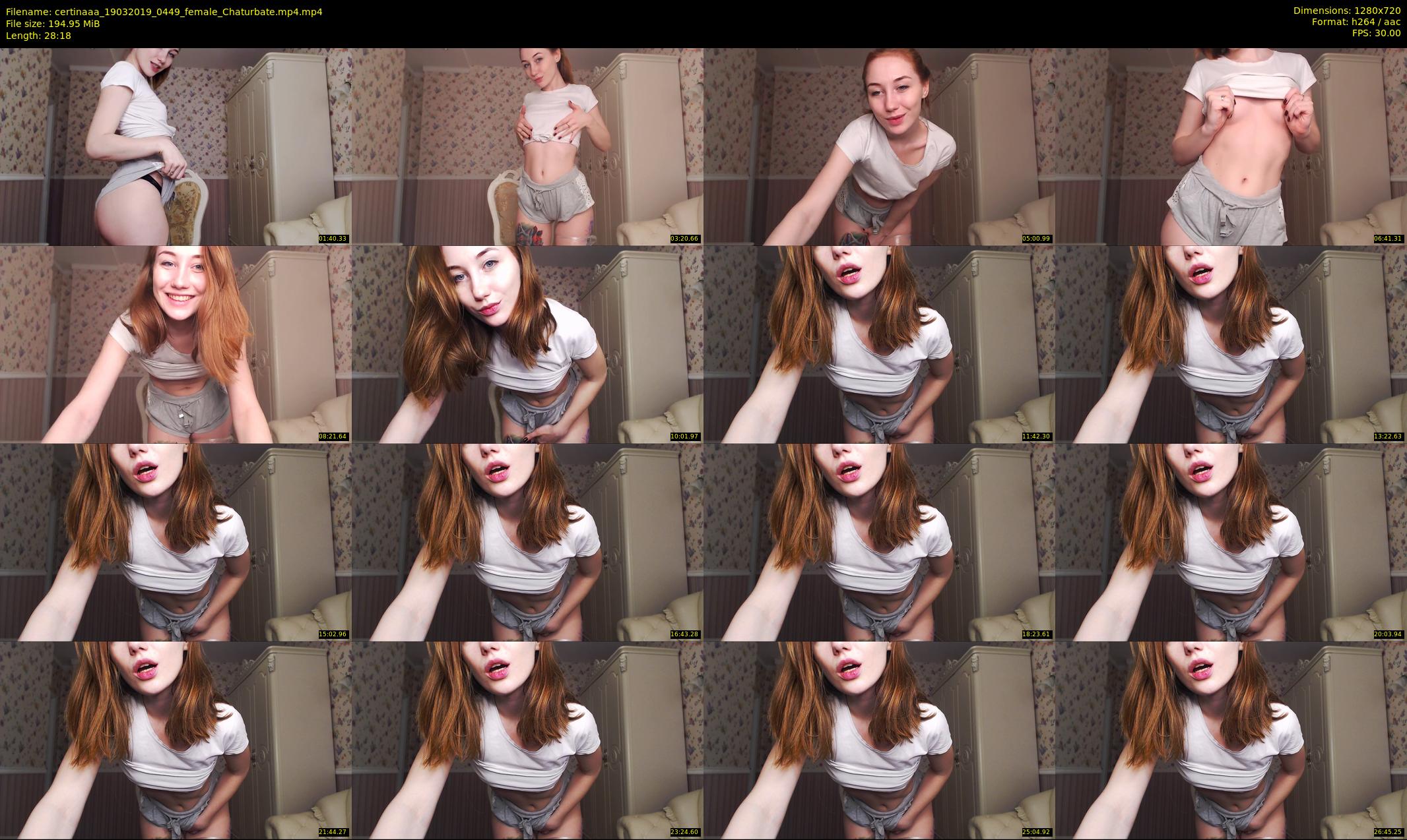 certinaaa — 29 minute Chaturbate female cam show recording, 720p, Mar 19, 2019