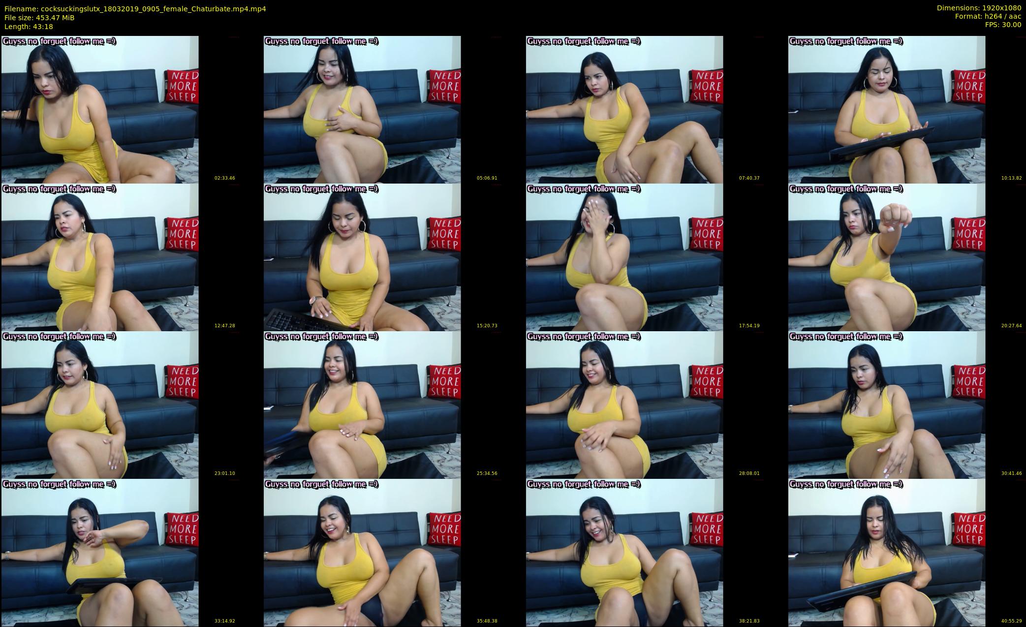 cocksuckingslutx — 44 minute Chaturbate female cam show recording, 1080p, Mar 18, 2019