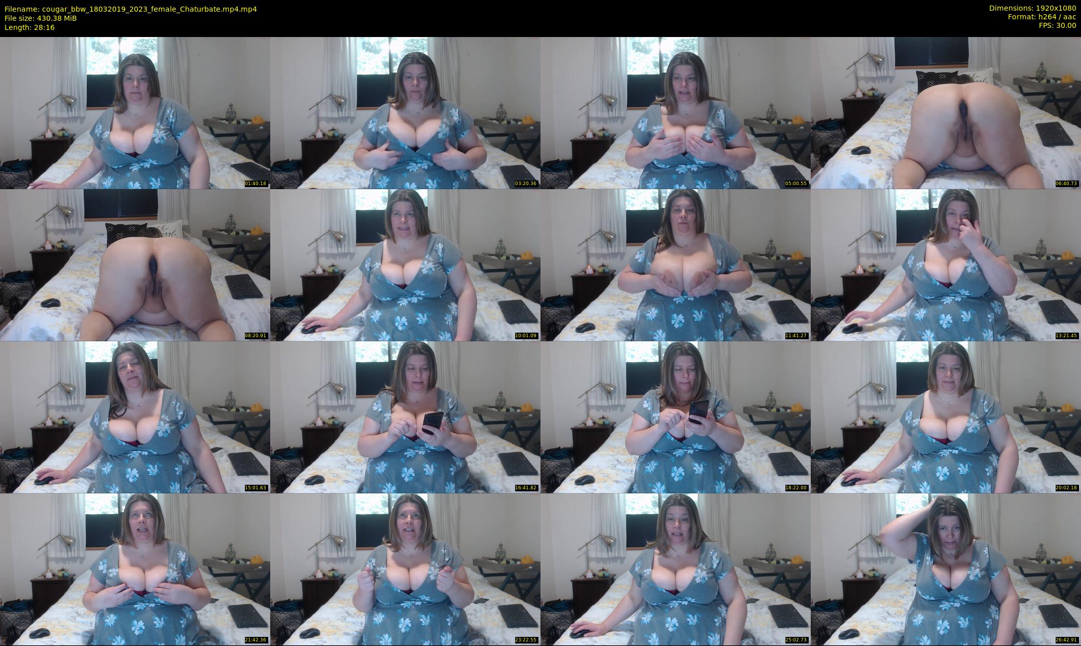 cougar_bbw — 29 minute Chaturbate female cam show recording, 1080p, Mar 18, 2019