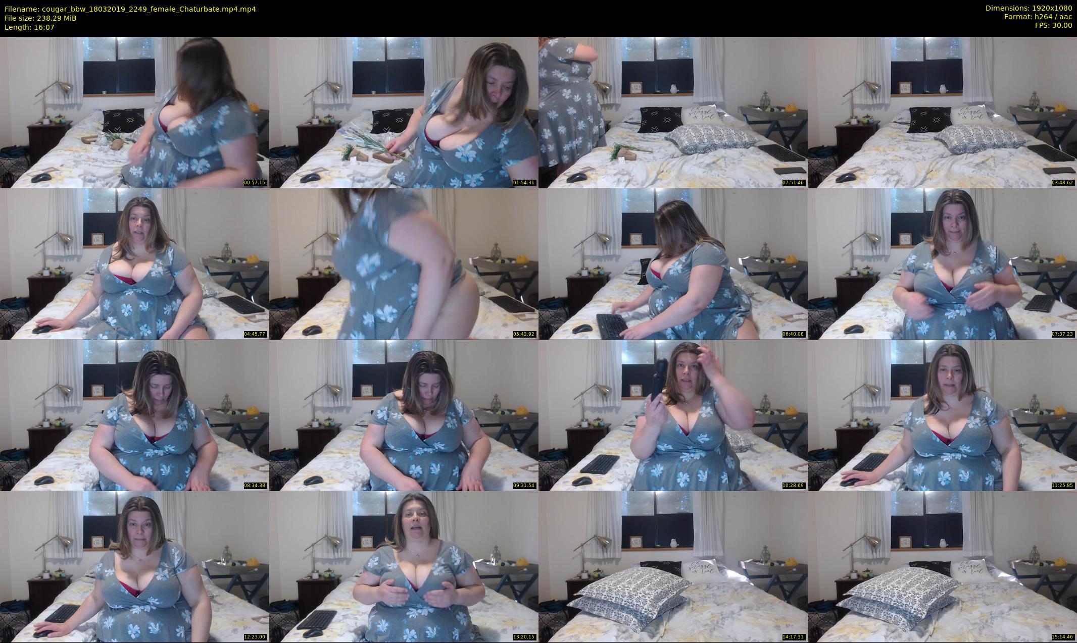 cougar_bbw — 17 minute Chaturbate female cam show recording, 1080p, Mar 18, 2019