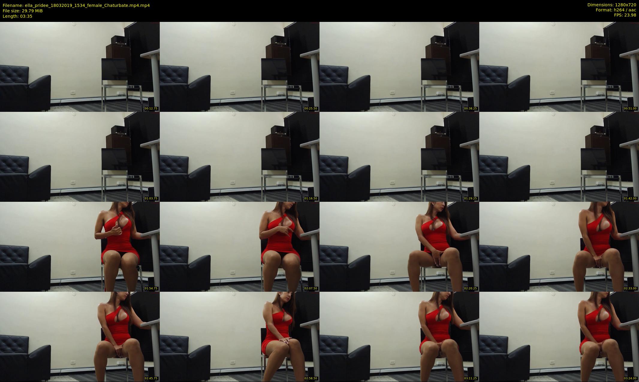 ella_pridee — 4 minute Chaturbate female cam show recording, 720p, Mar 18, 2019