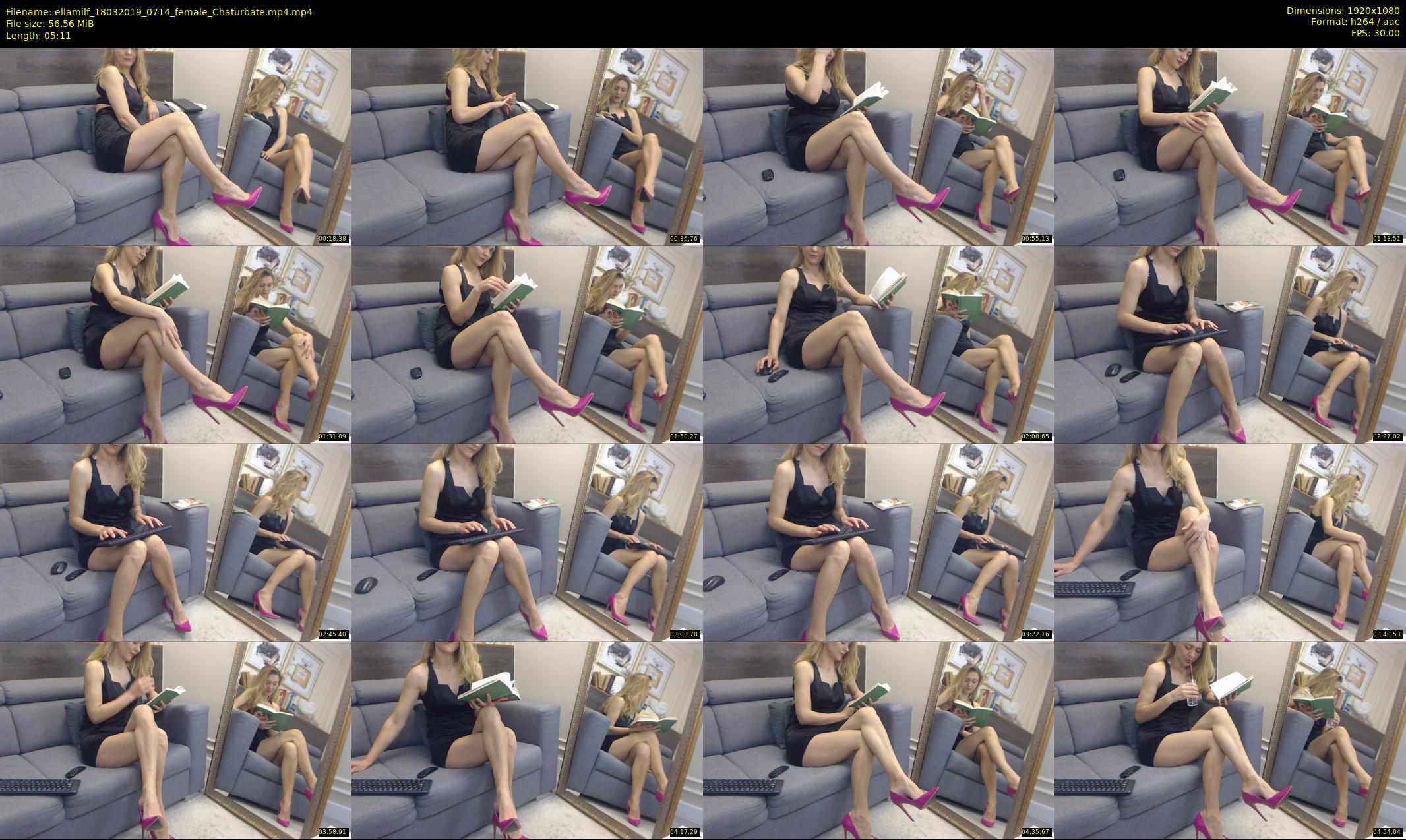 ellamilf — 6 minute Chaturbate female cam show recording, 1080p, Mar 18, 2019