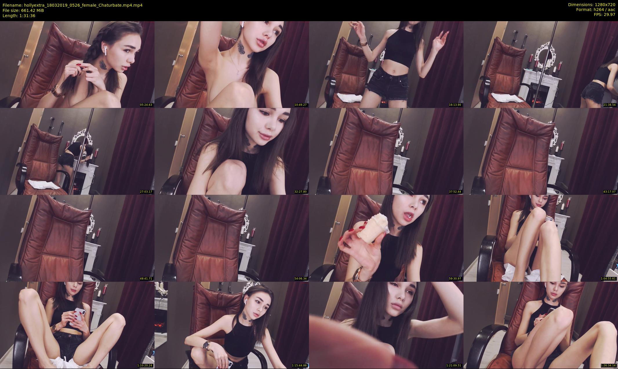 hollyextra — 92 minute Chaturbate female cam show recording, 720p, Mar 18, 2019
