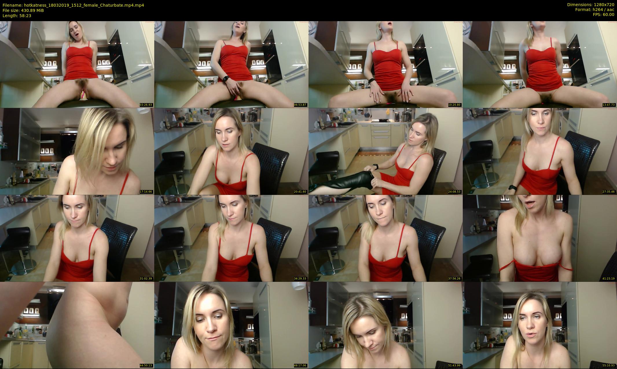 hotkatness — 59 minute Chaturbate female cam show recording, 720p, Mar 18, 2019