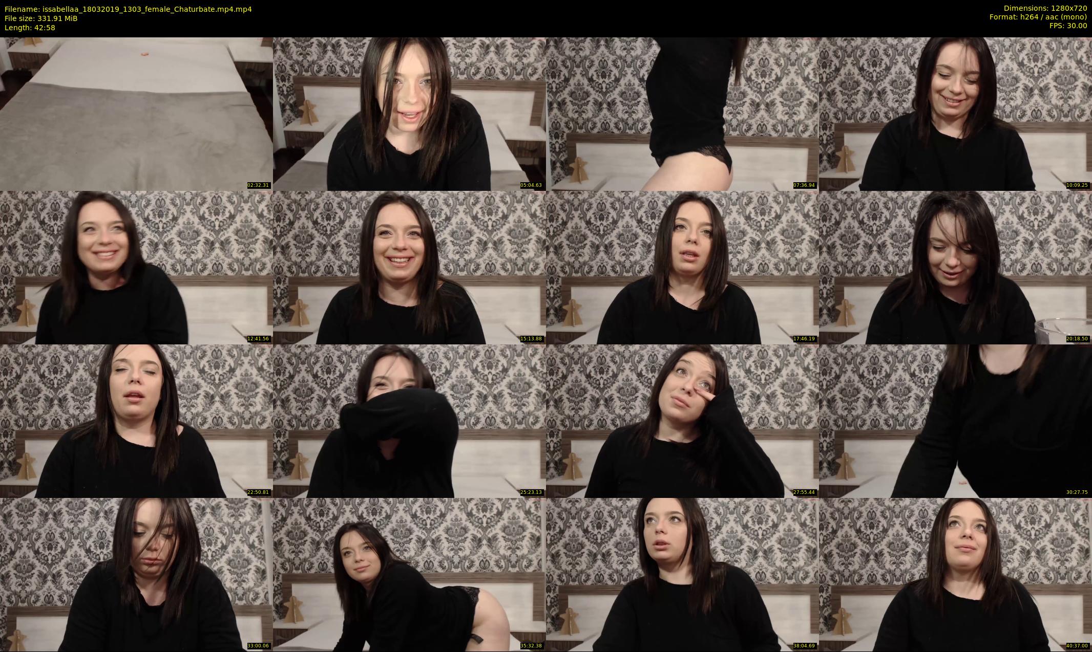 issabellaa — 43 minute Chaturbate female cam show recording, 720p, Mar 18, 2019