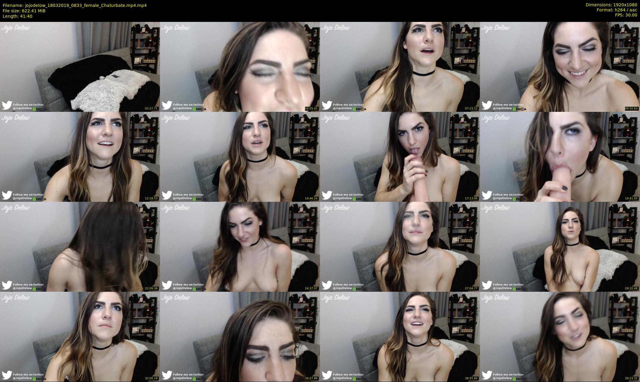 jojodelow — 42 minute Chaturbate female cam show recording, 1080p, Mar 18, 2019
