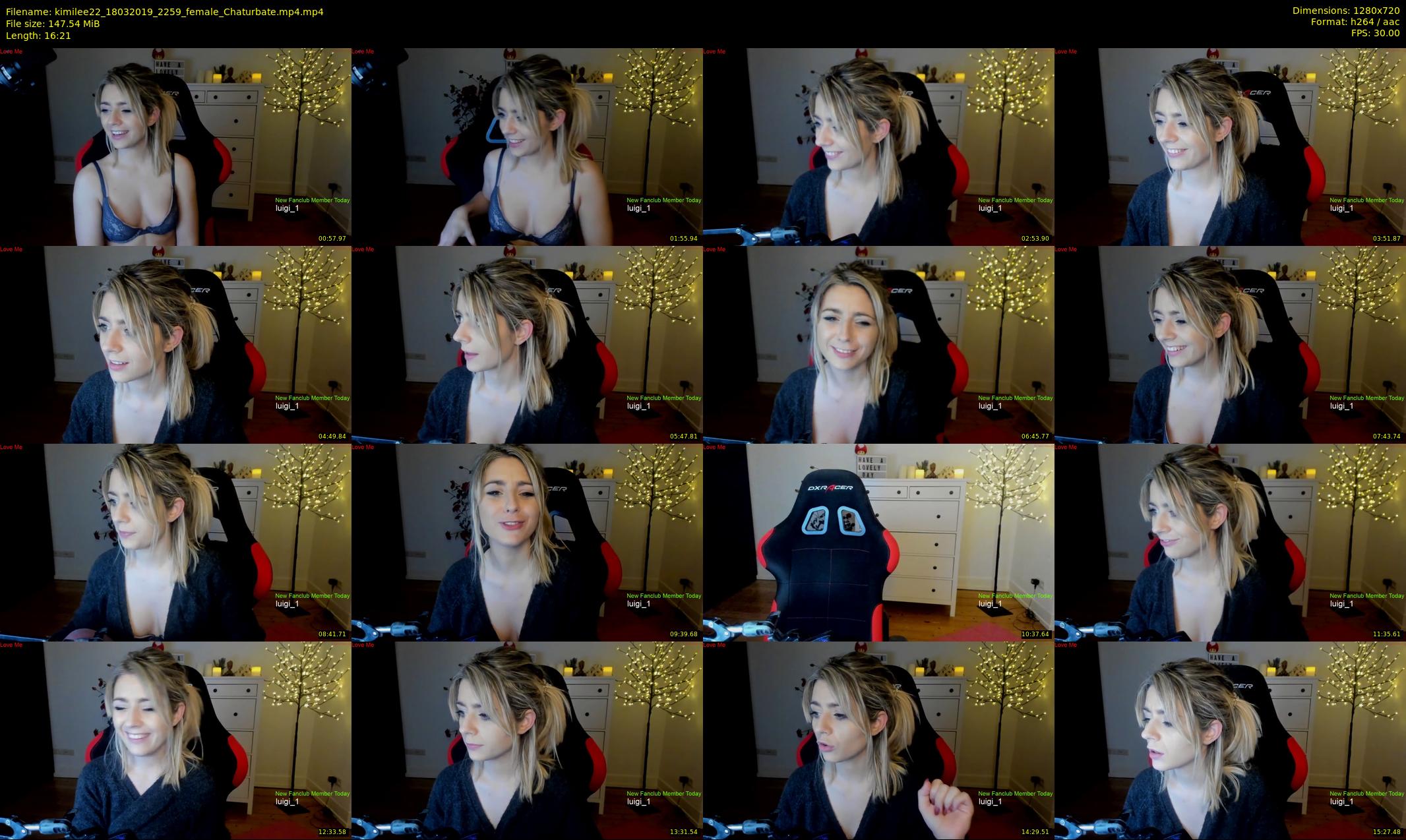 kimilee22 — 17 minute Chaturbate female cam show recording, 720p, Mar 18, 2019