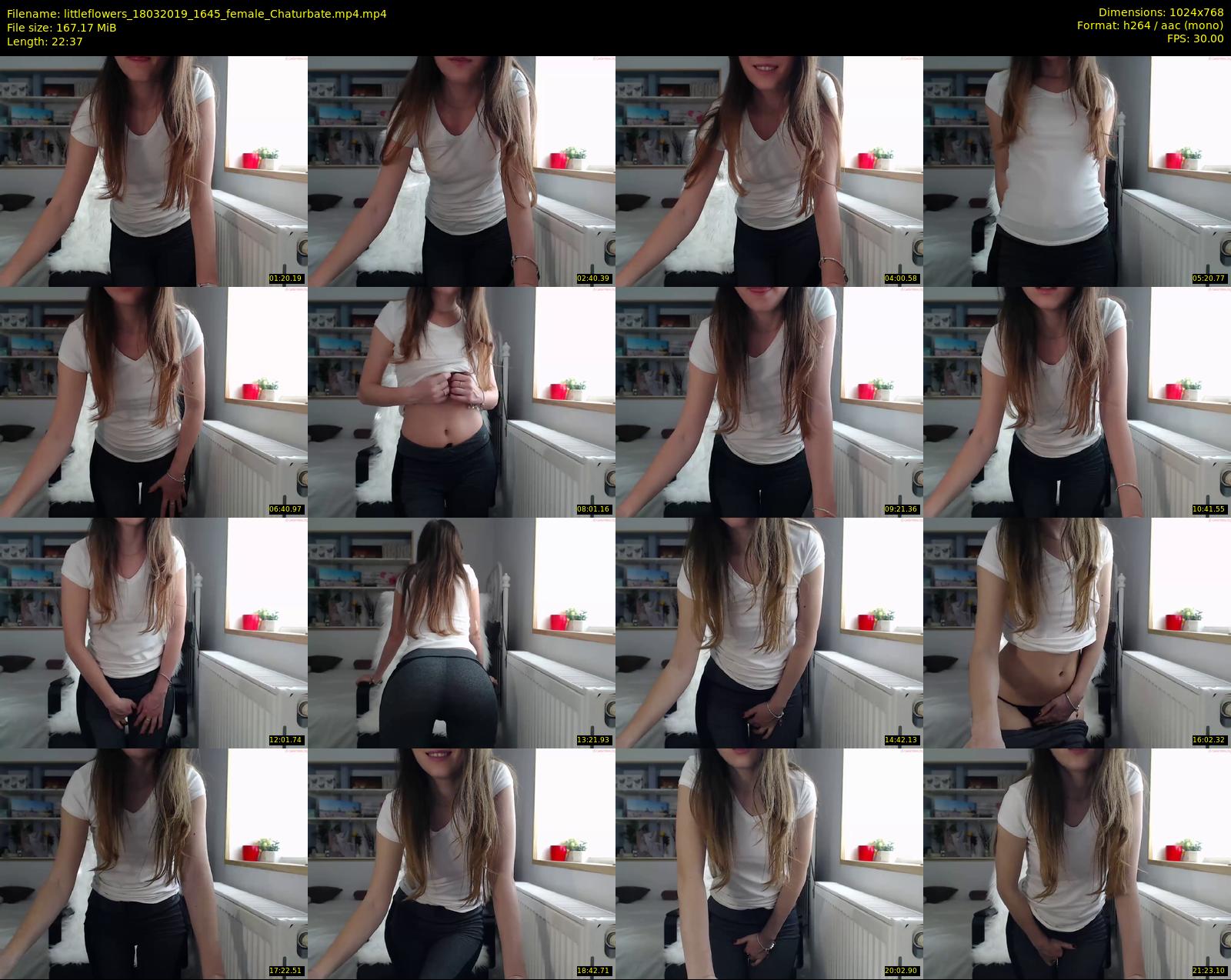 littleflowers — 23 minute Chaturbate female cam show recording, 720p, Mar 18, 2019