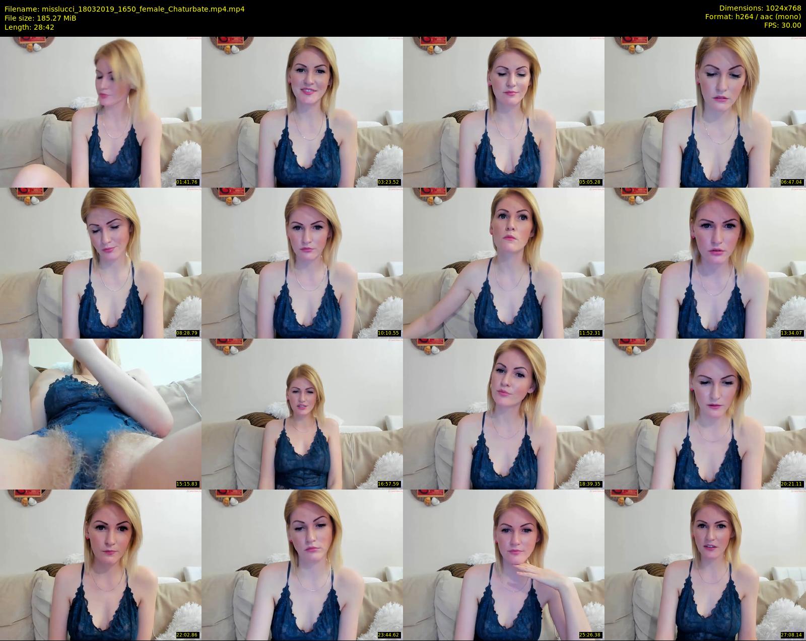 misslucci — 29 minute Chaturbate female cam show recording, 720p, Mar 18, 2019