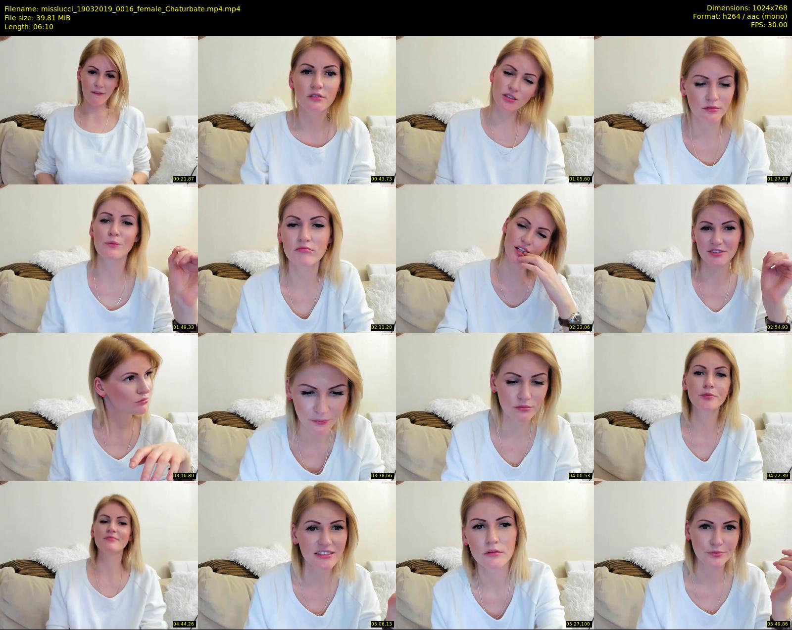misslucci — 7 minute Chaturbate female cam show recording, 720p, Mar 19, 2019
