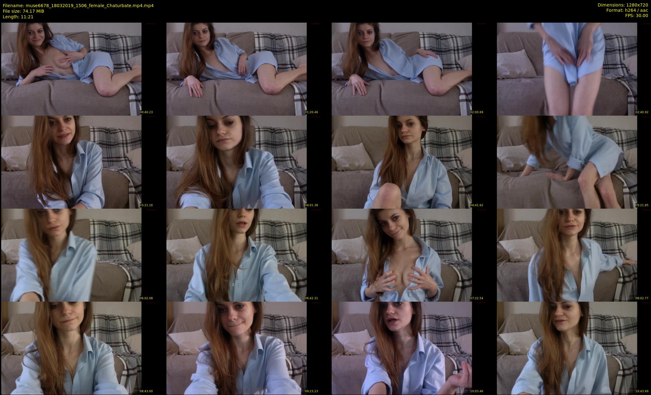 muse6678 — 12 minute Chaturbate female cam show recording, 720p, Mar 18, 2019
