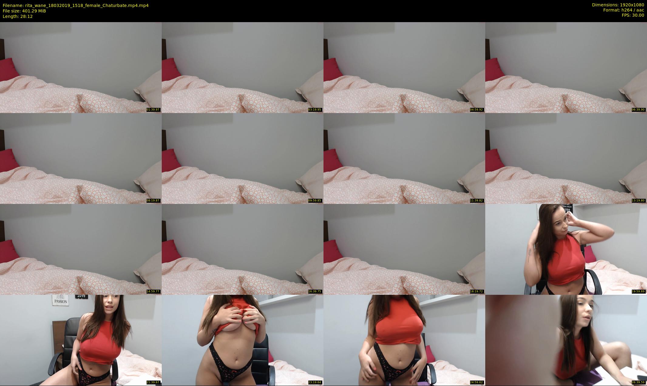rita_wane — 29 minute Chaturbate female cam show recording, 1080p, Mar 18, 2019
