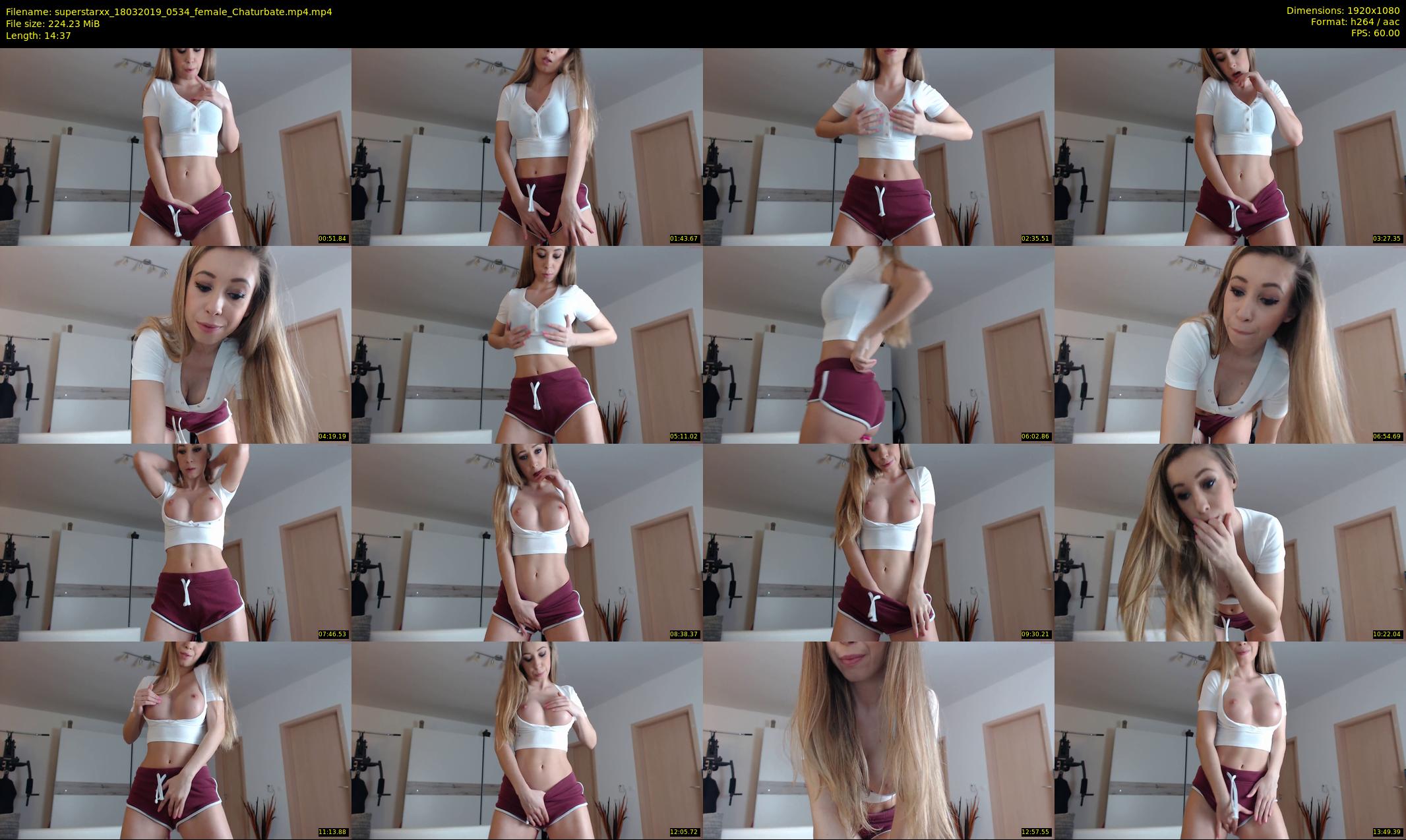 superstarxx — 15 minute Chaturbate female cam show recording, 1080p, Mar 18, 2019
