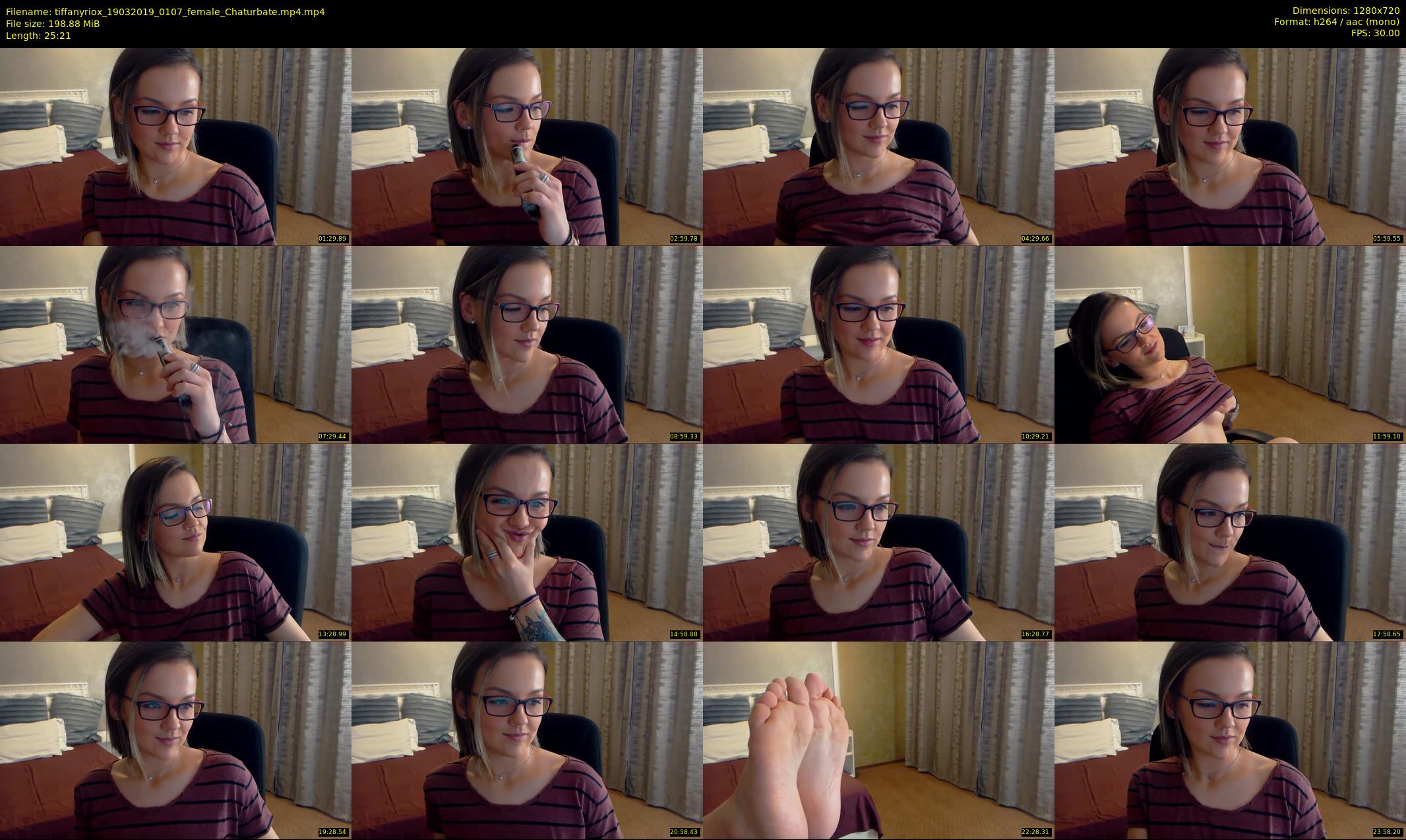 tiffanyriox — 26 minute Chaturbate female cam show recording, 720p, Mar 19, 2019