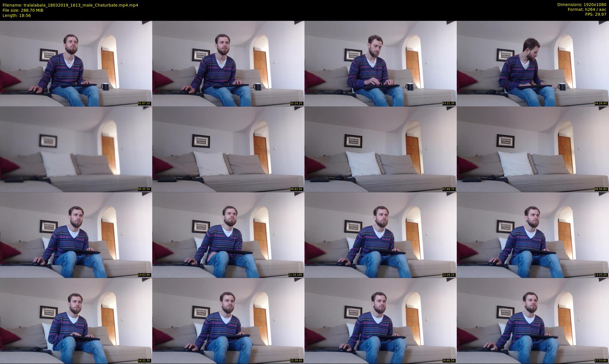 tralalabala — 19 minute Chaturbate male cam show recording, 1080p, Mar 18, 2019