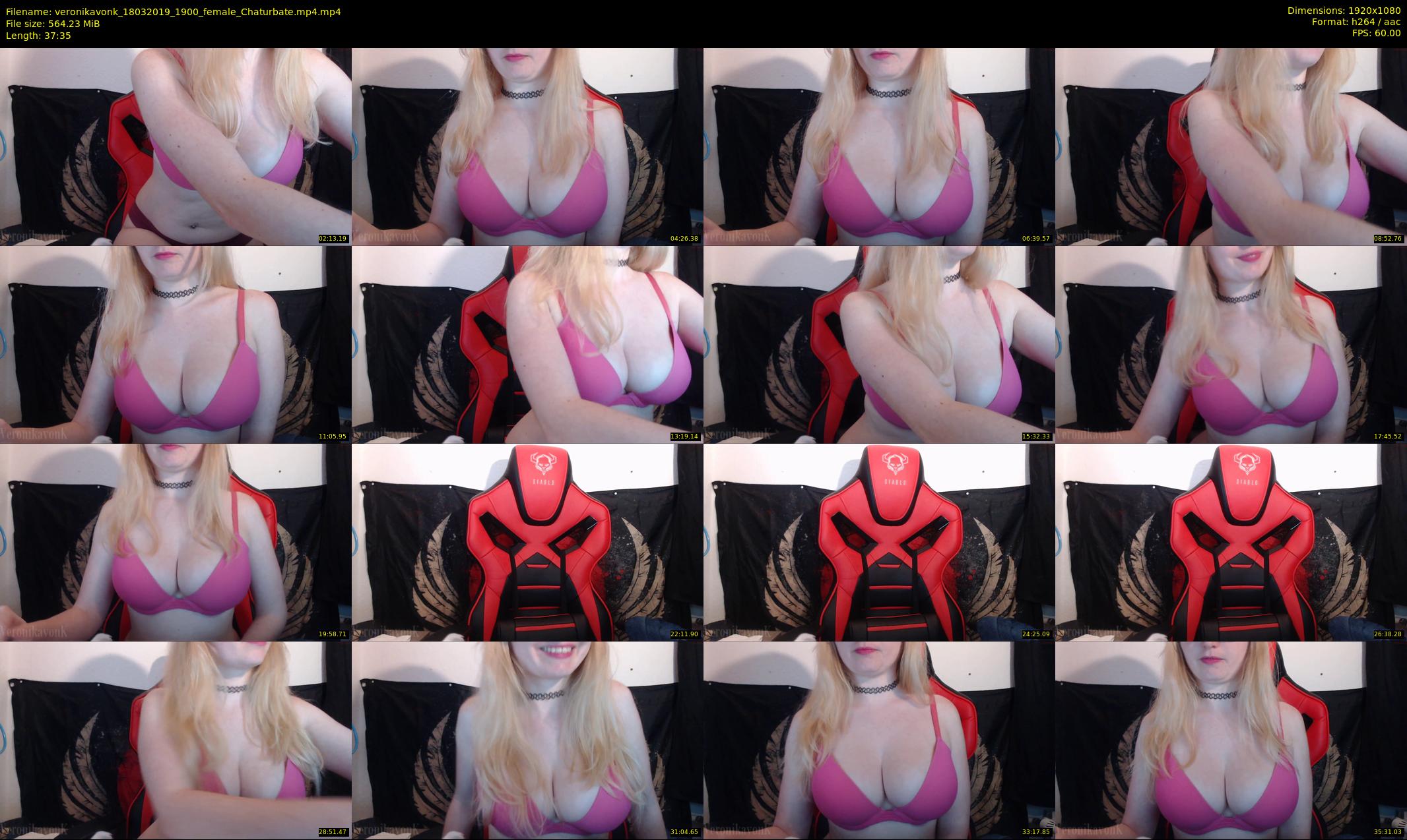 veronikavonk — 38 minute Chaturbate female cam show recording, 1080p, Mar 18, 2019