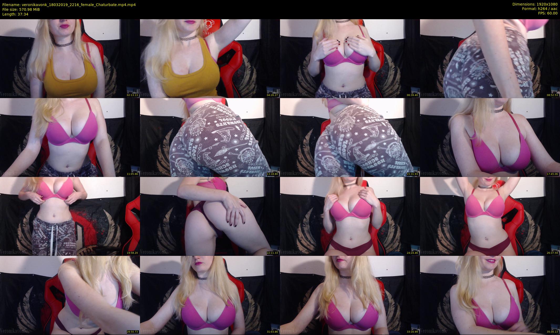 veronikavonk — 38 minute Chaturbate female cam show recording, 1080p, Mar 18, 2019